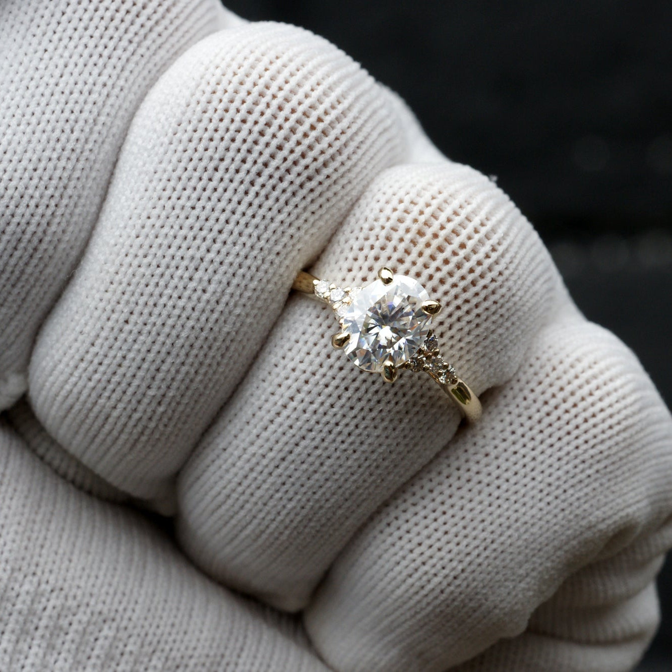 The Chloe Oval Cut Moissanite Ring