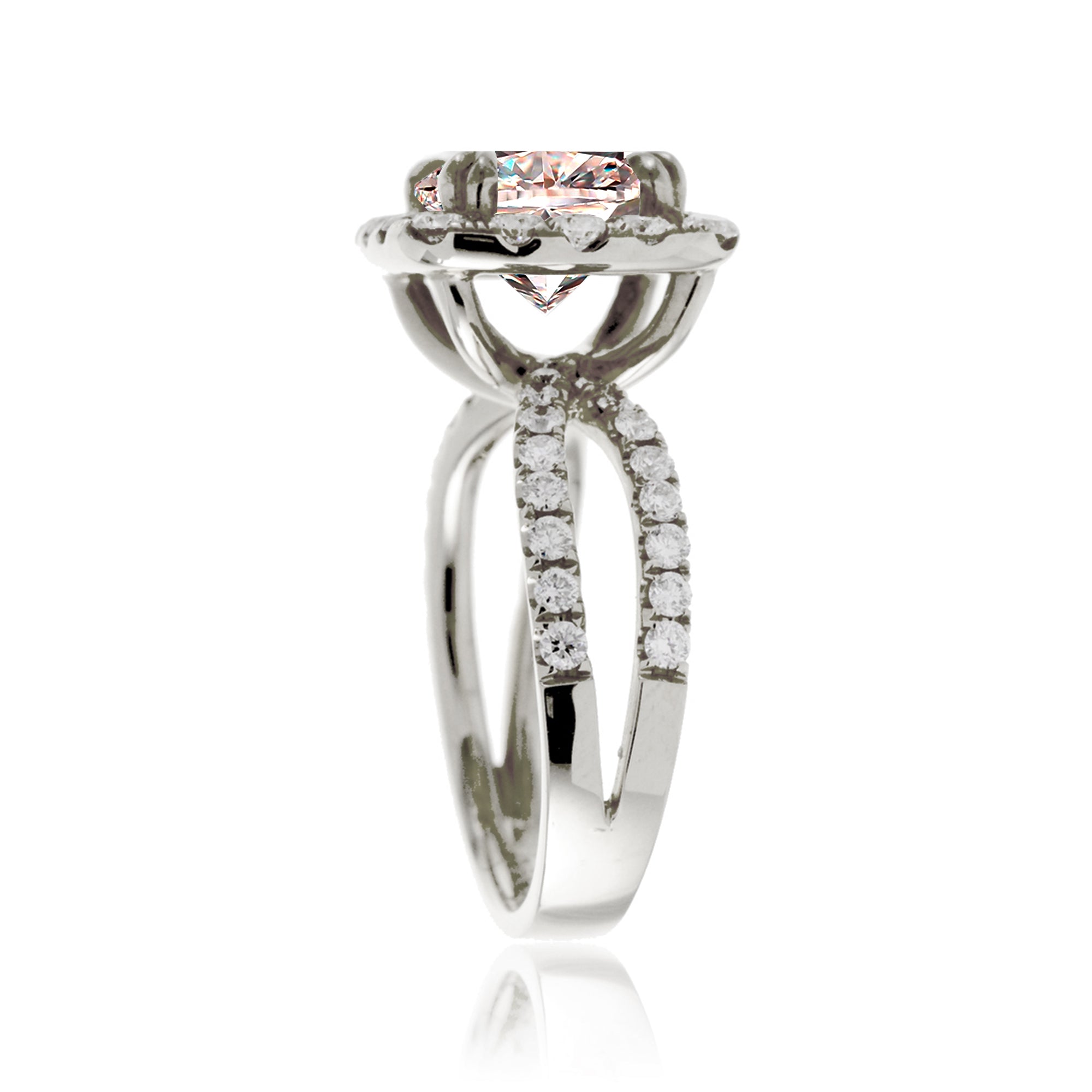 The Bonnie Cushion Morganite Ring