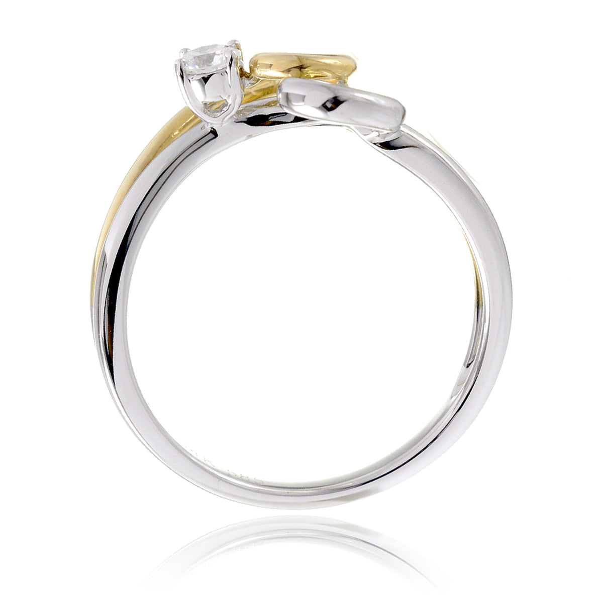 The Double Waved Diamond Ring