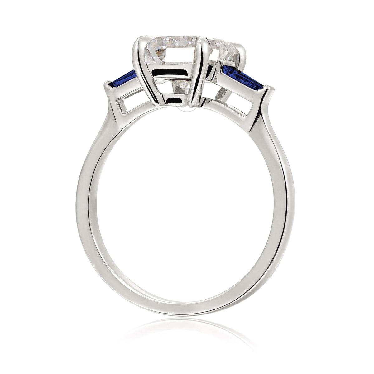 The Alice Emerald Cut Diamond Ring (Lab Grown)