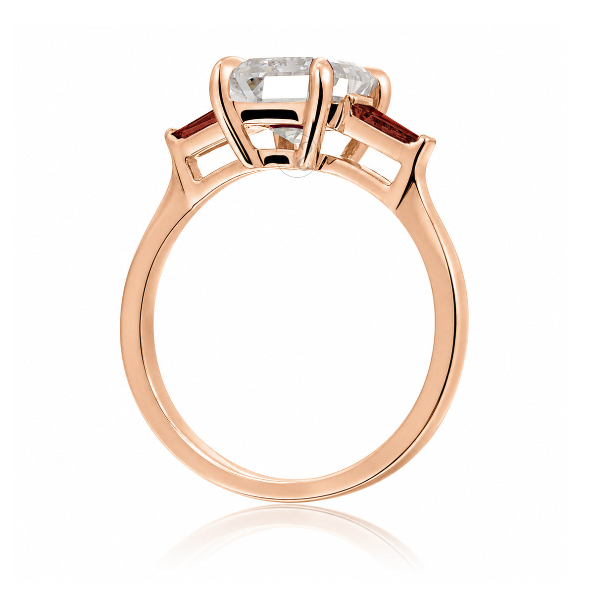 The Alice Emerald Cut Diamond Ring (Lab Grown)