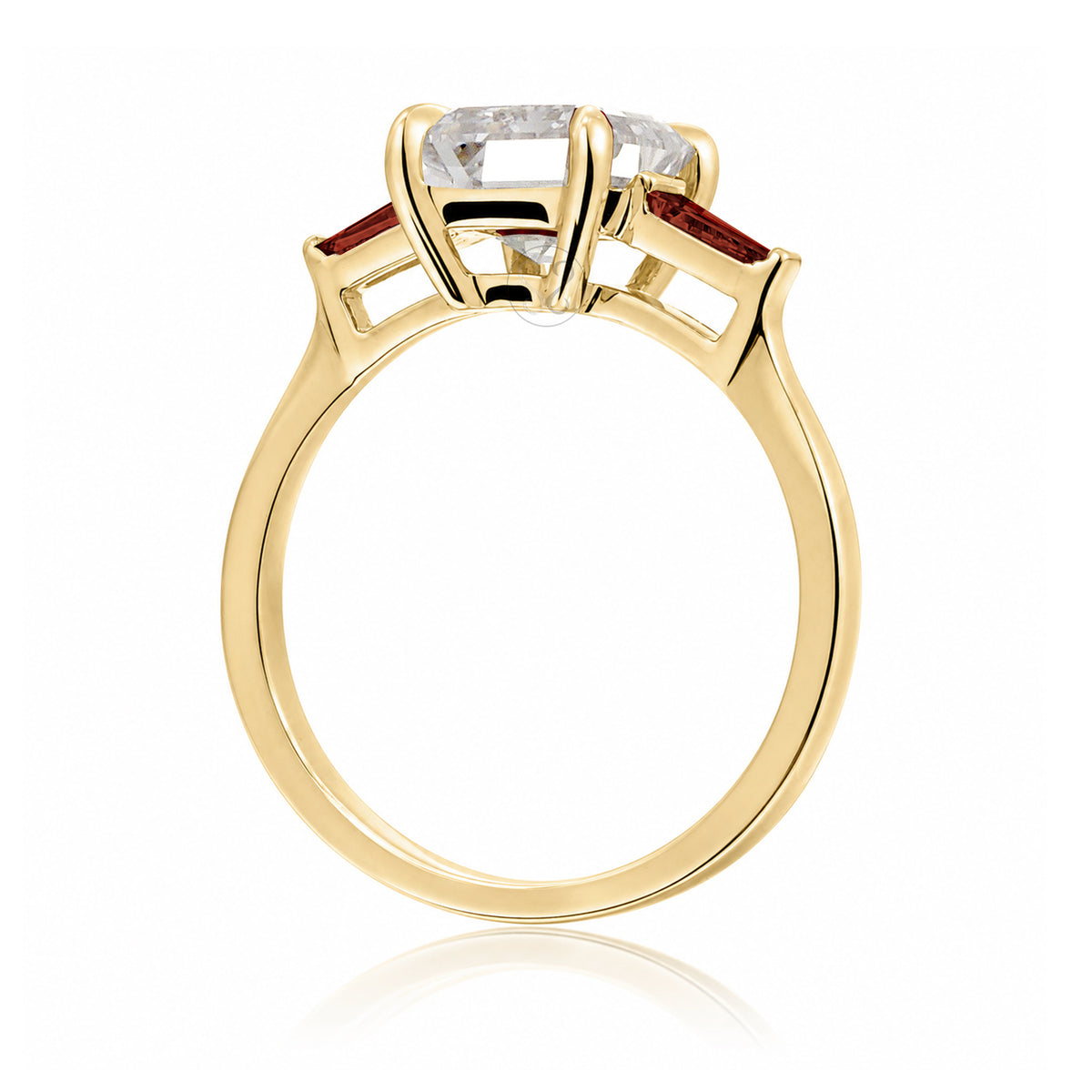 The Alice Emerald Cut Diamond Ring (Lab Grown)