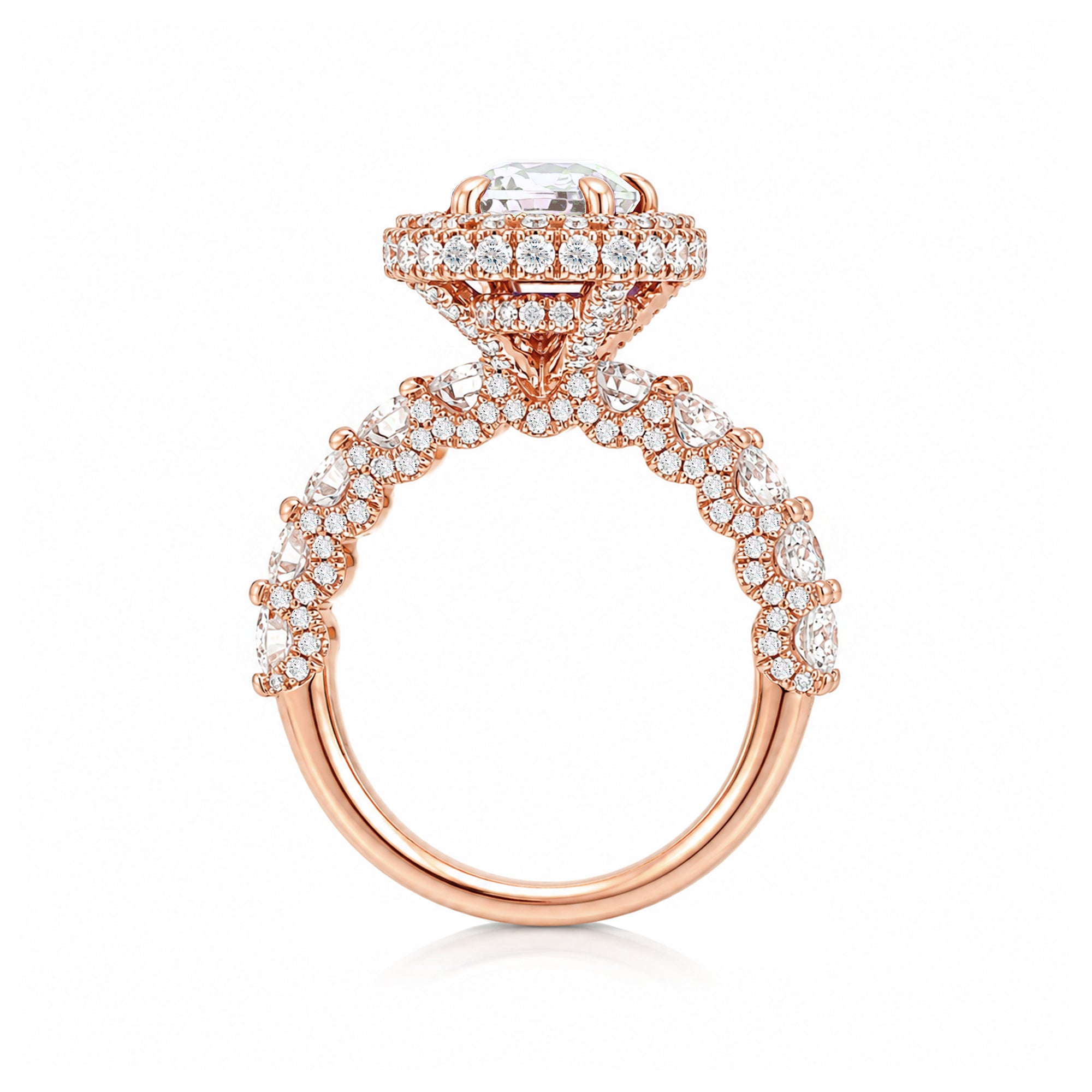 The Florence Pear Diamond Ring