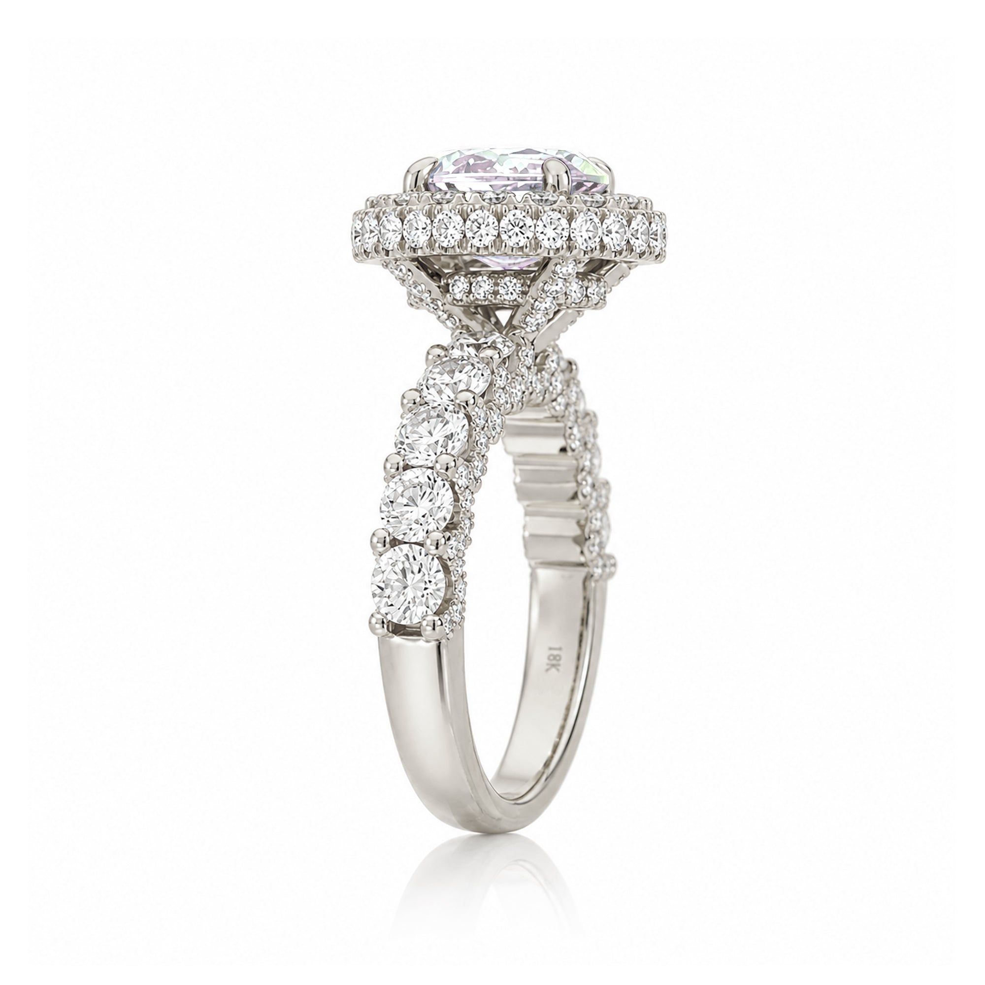 The Florence Oval Diamond Ring