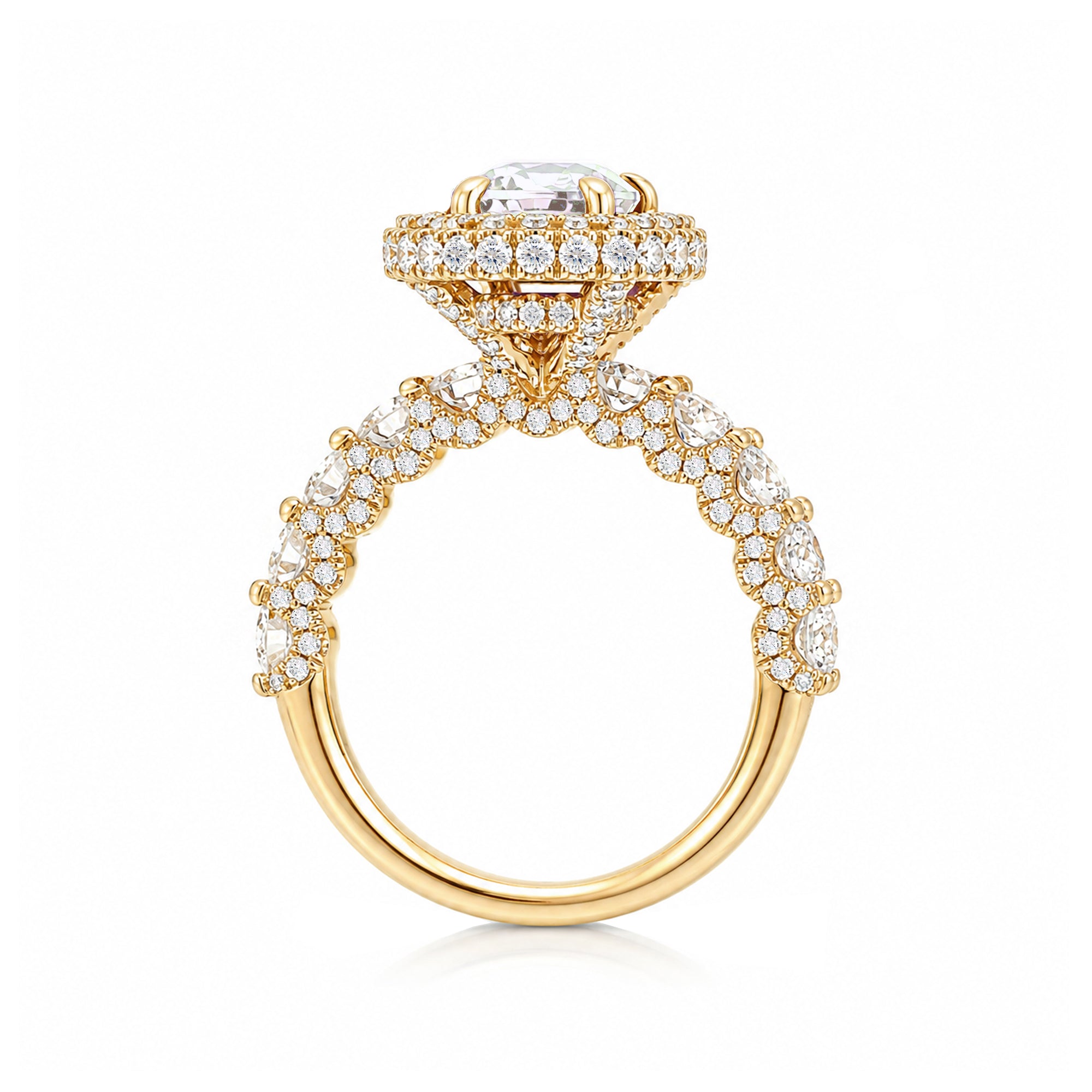 The Florence Oval Diamond Ring