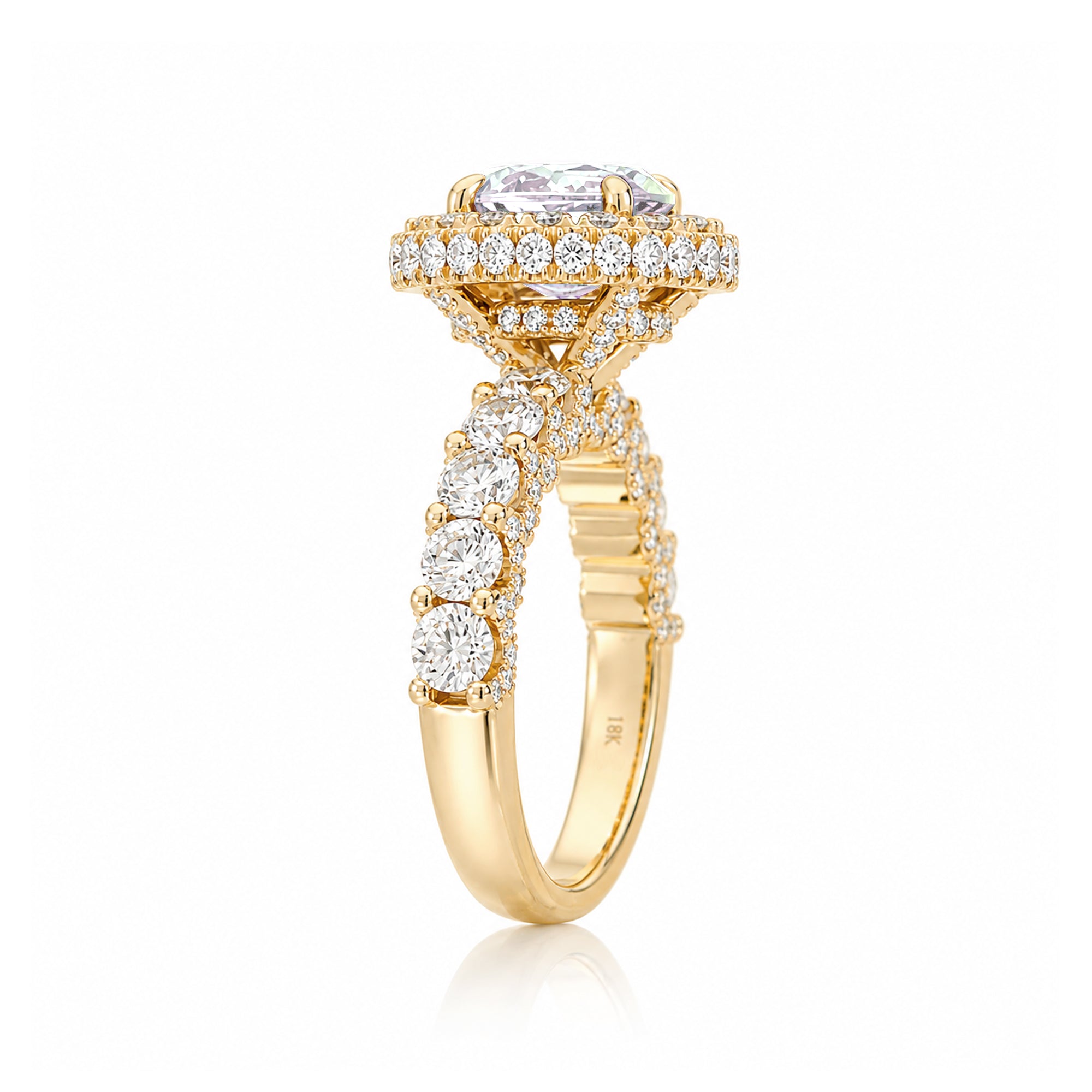 The Florence Oval Diamond Ring