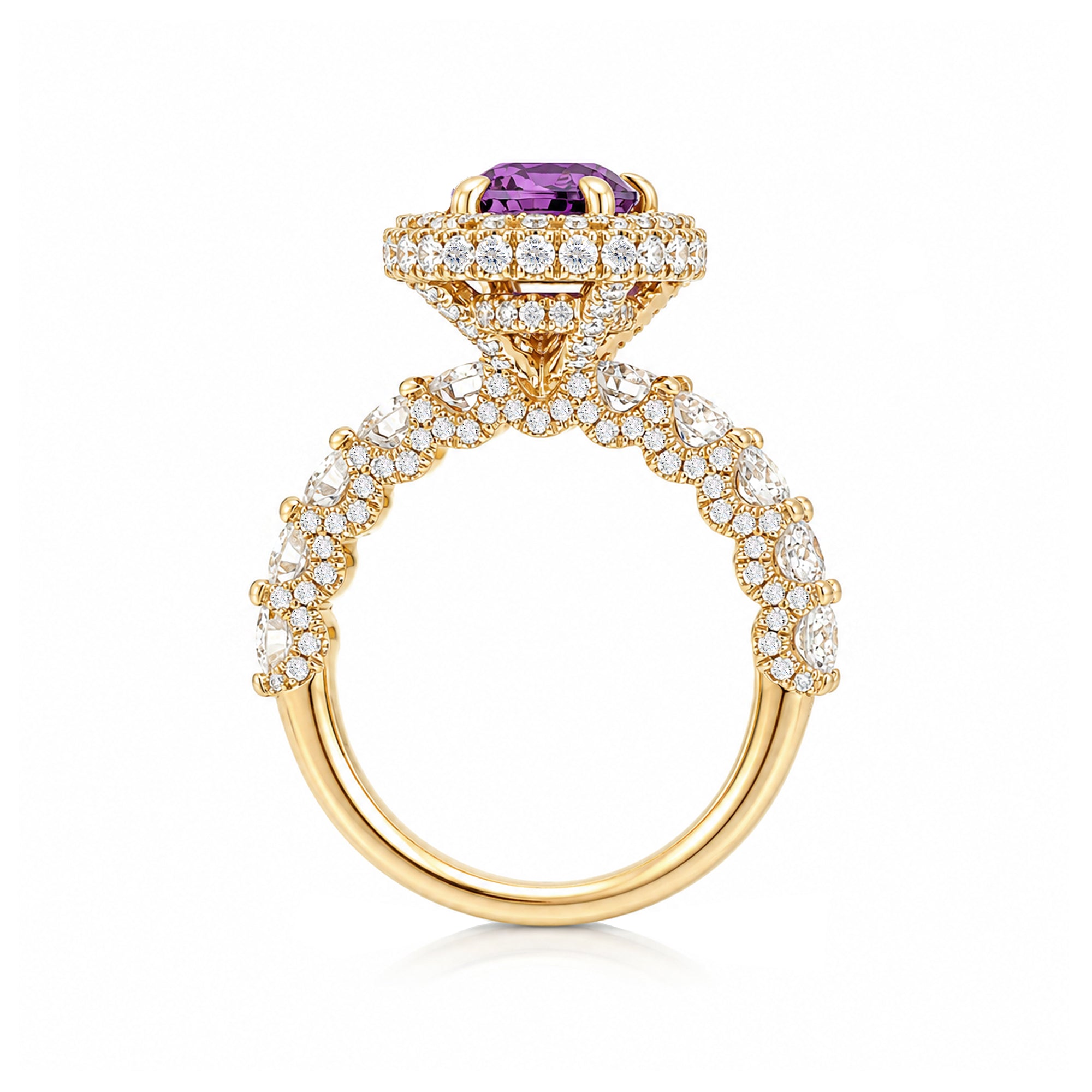 The Florence Oval Amethyst Ring