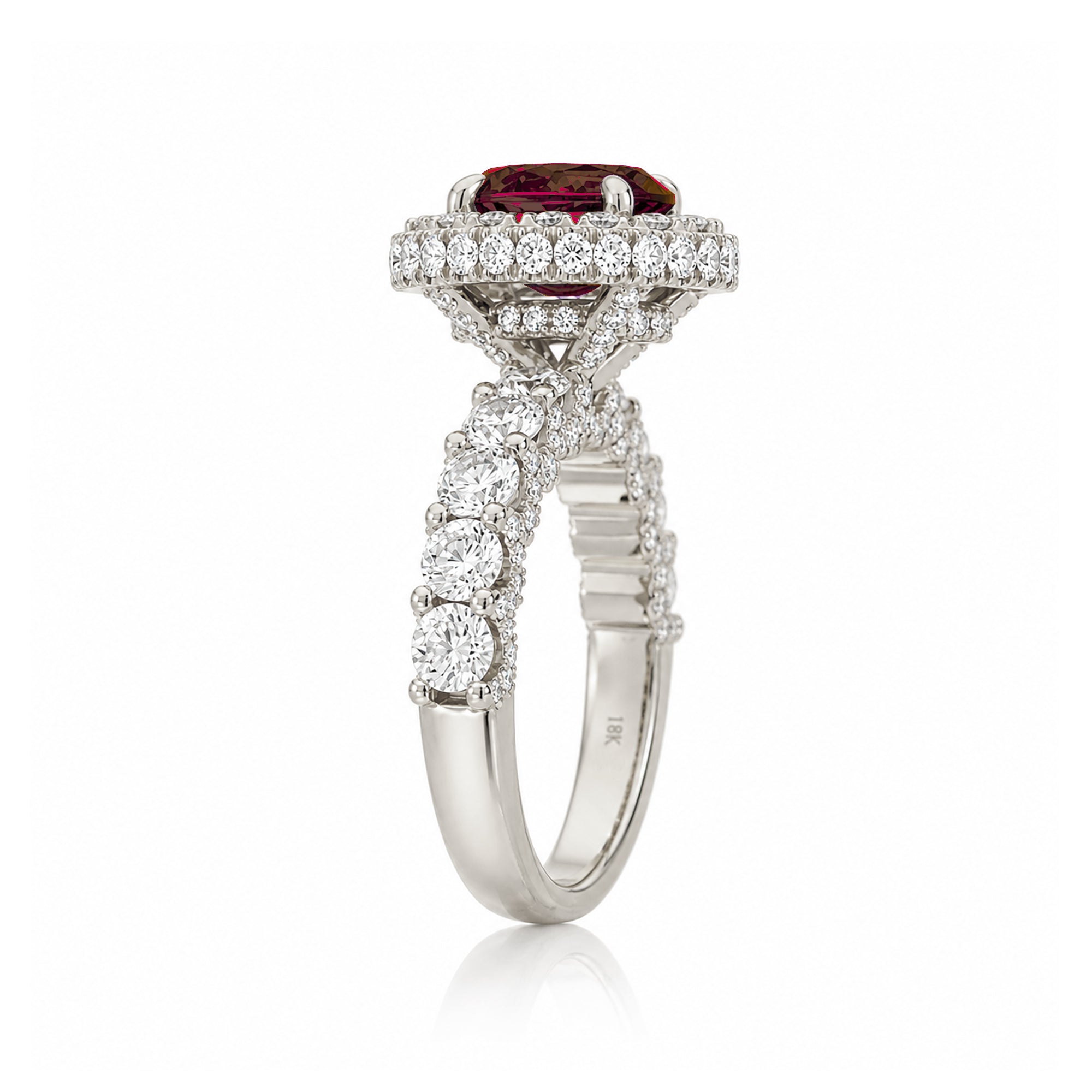 The Florence Oval Ruby Ring