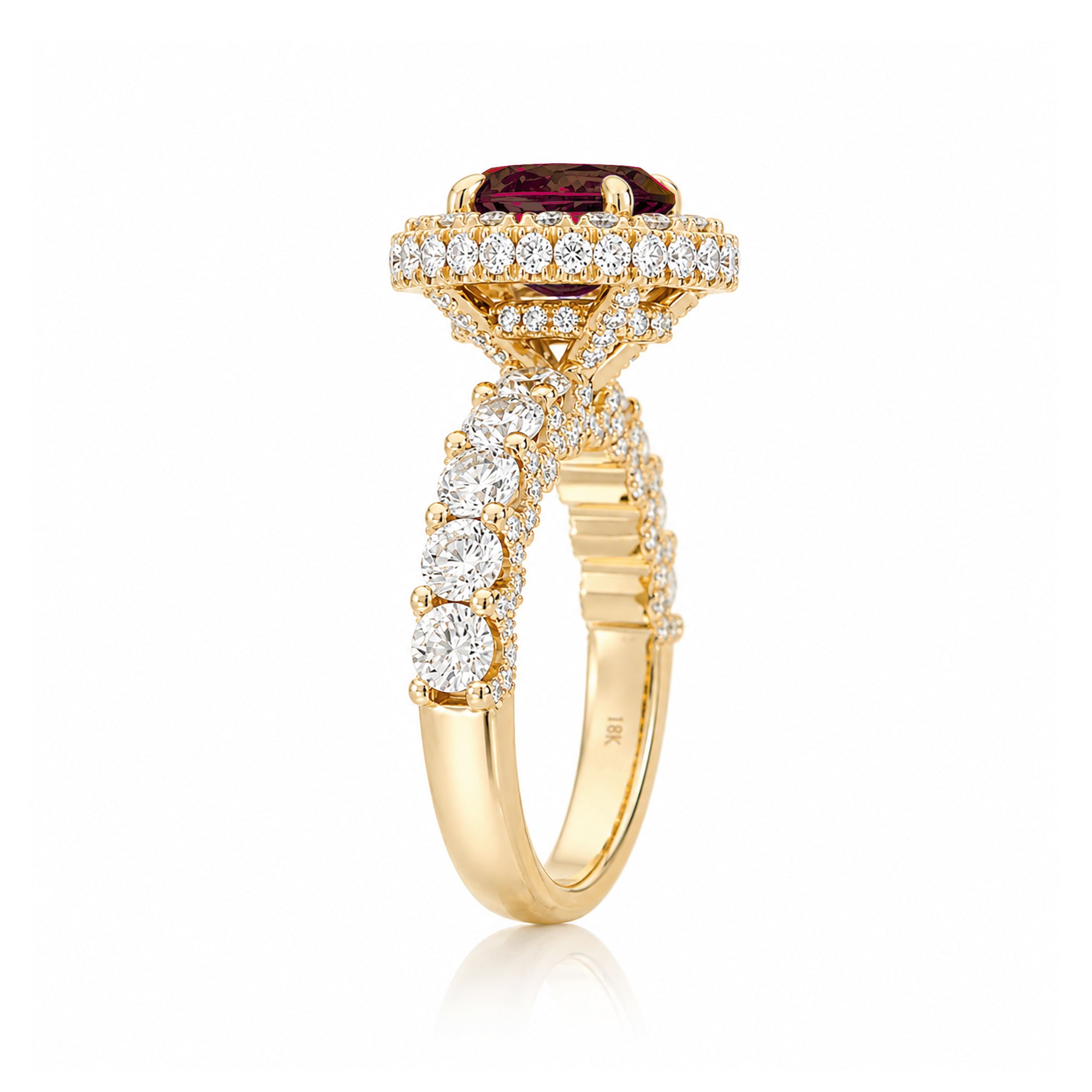 The Florence Oval Ruby Ring