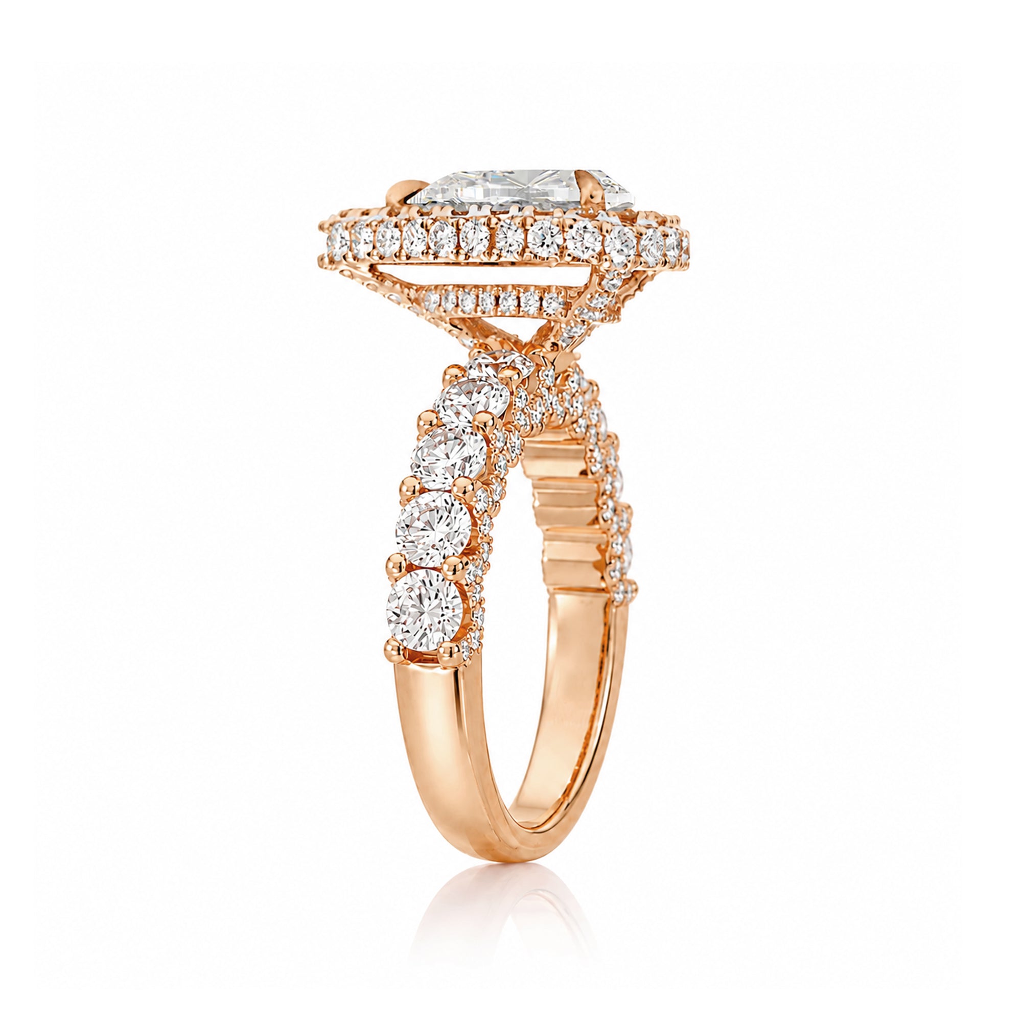 The Florence Pear Diamond Ring