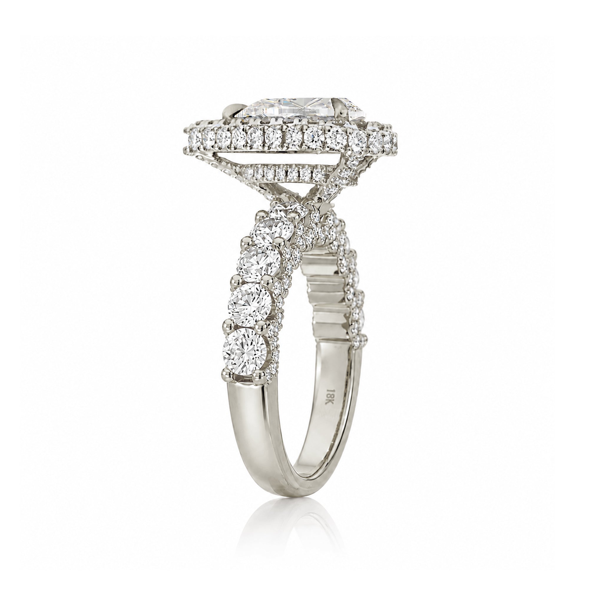 The Florence Pear Diamond Ring