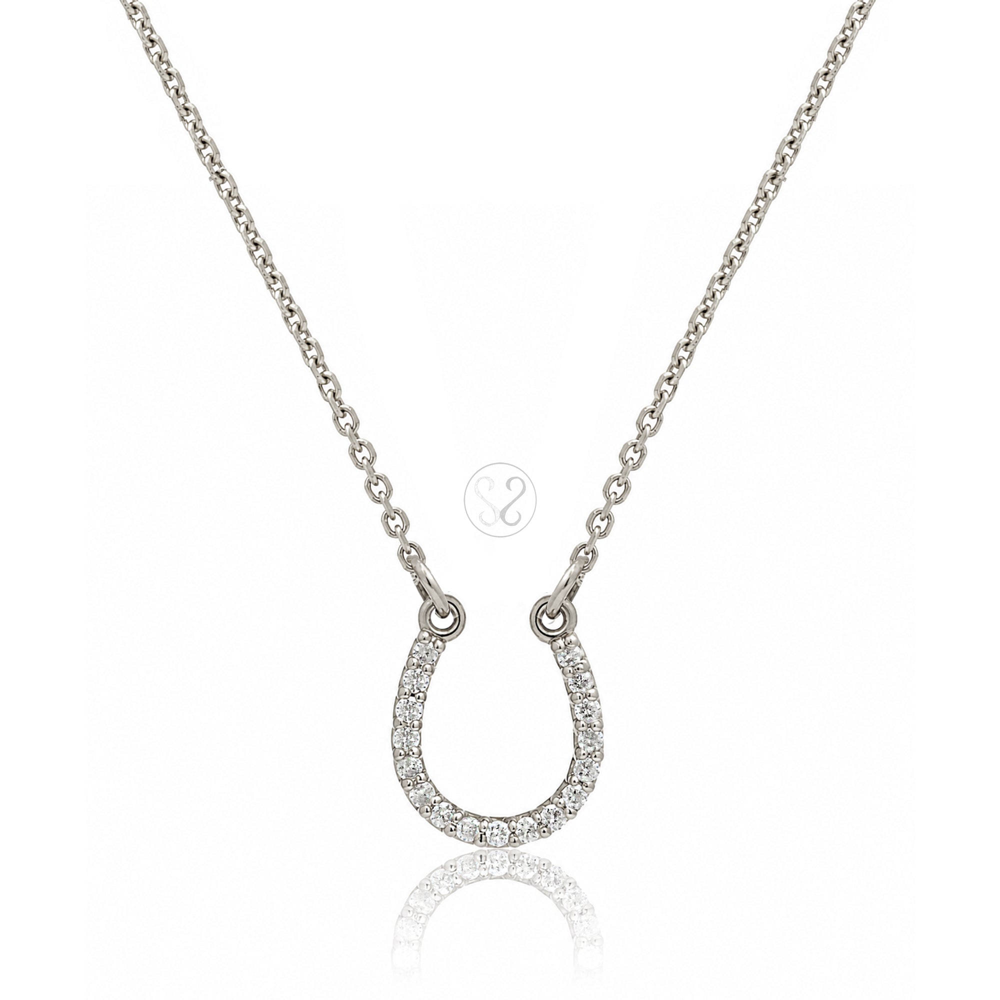 The Diamond Horseshoe Pendant/Necklace