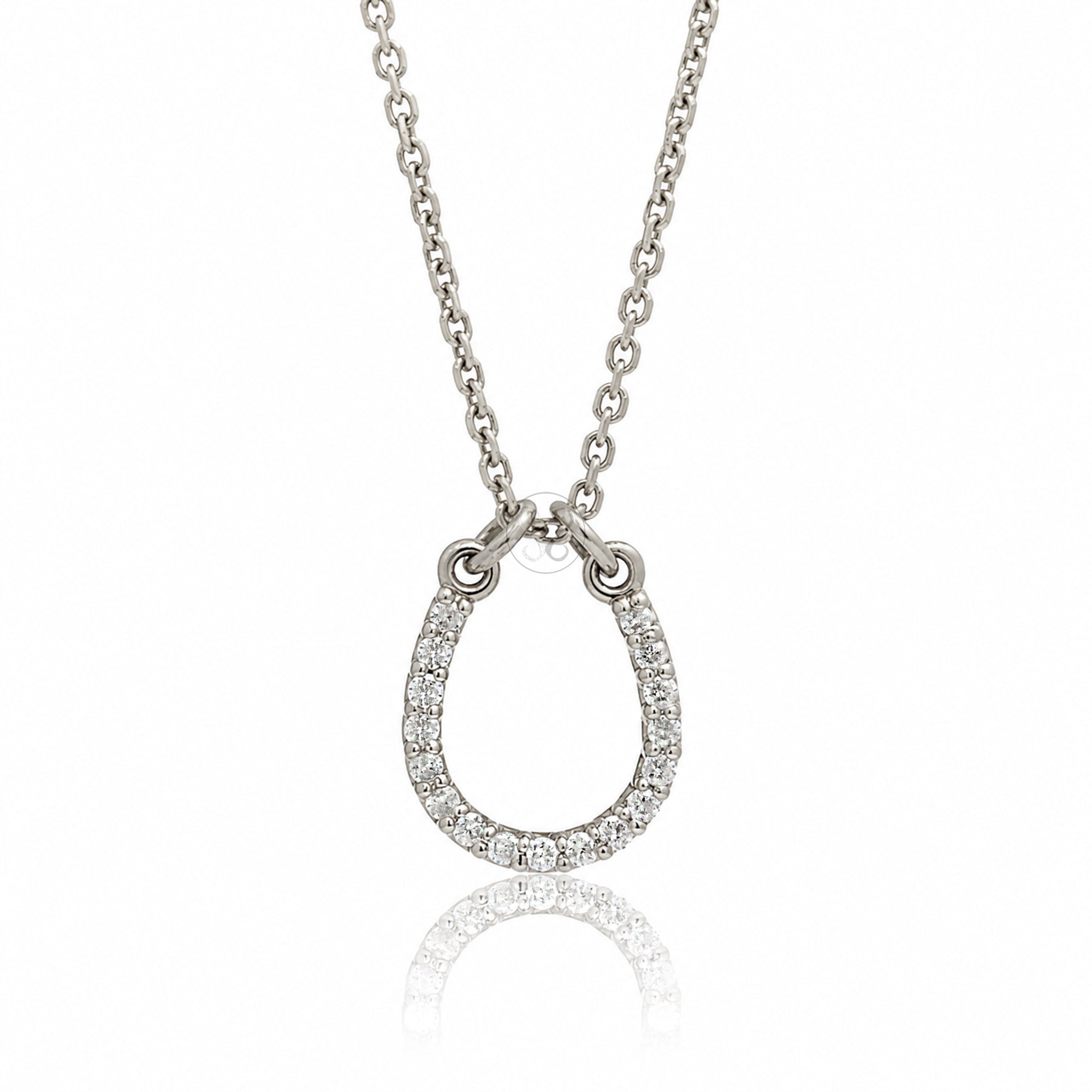 The Diamond Horseshoe Pendant/Necklace