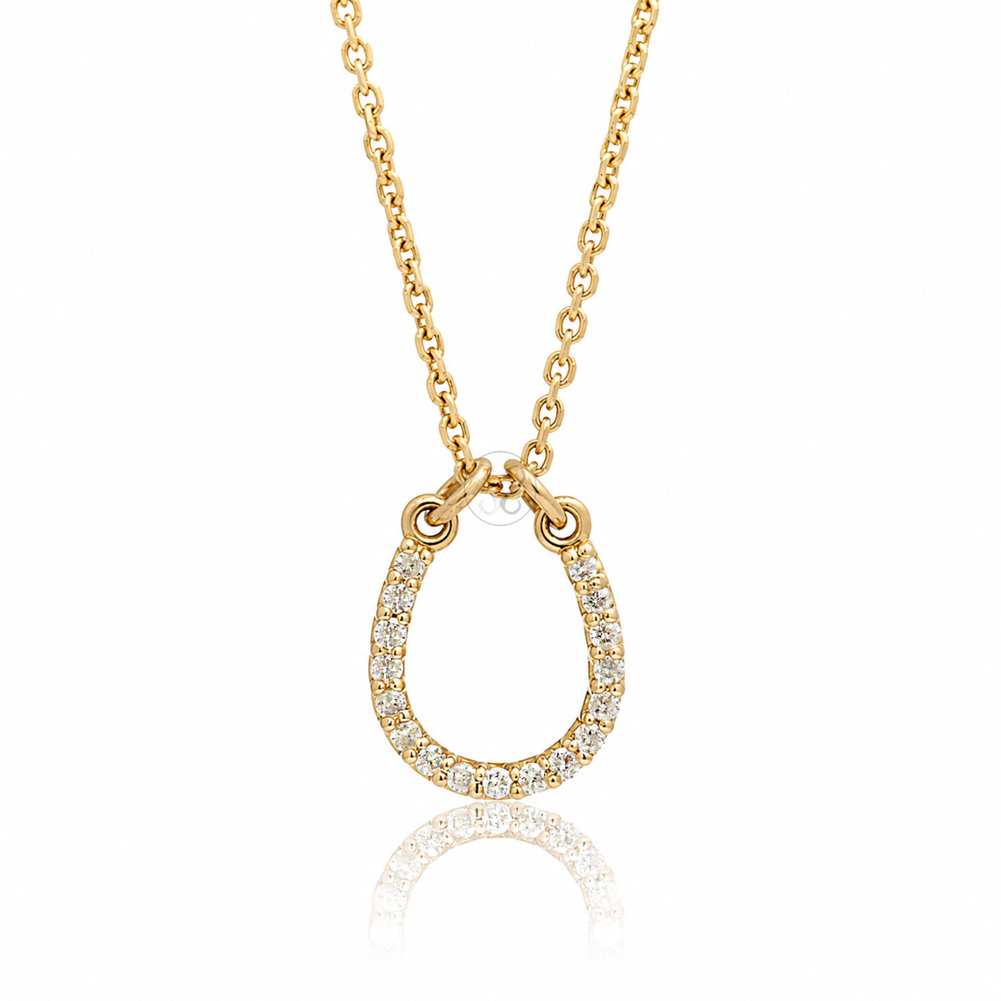 The Diamond Horseshoe Pendant/Necklace