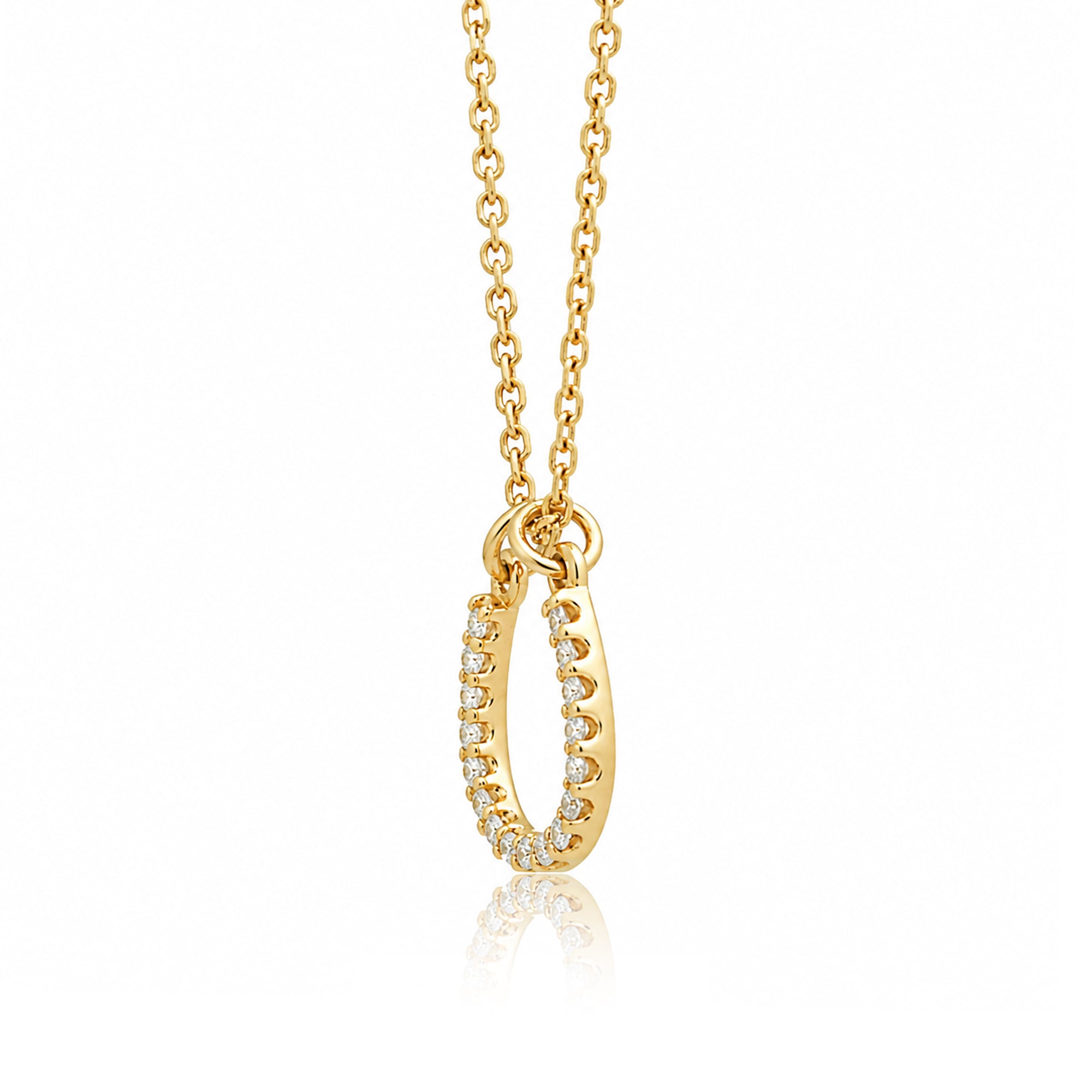 The Diamond Horseshoe Pendant/Necklace