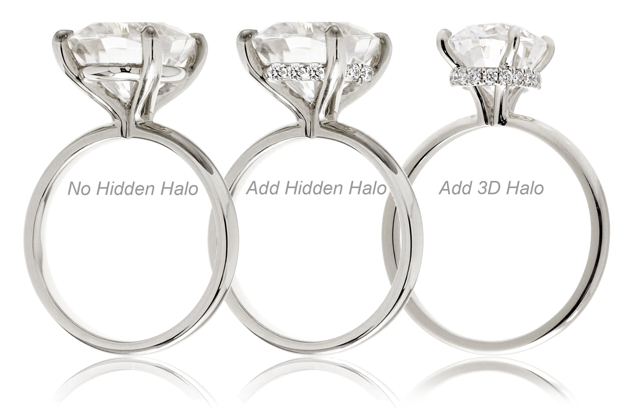 The Kim Solitaire  Oval Diamond ( Lab-Grown)