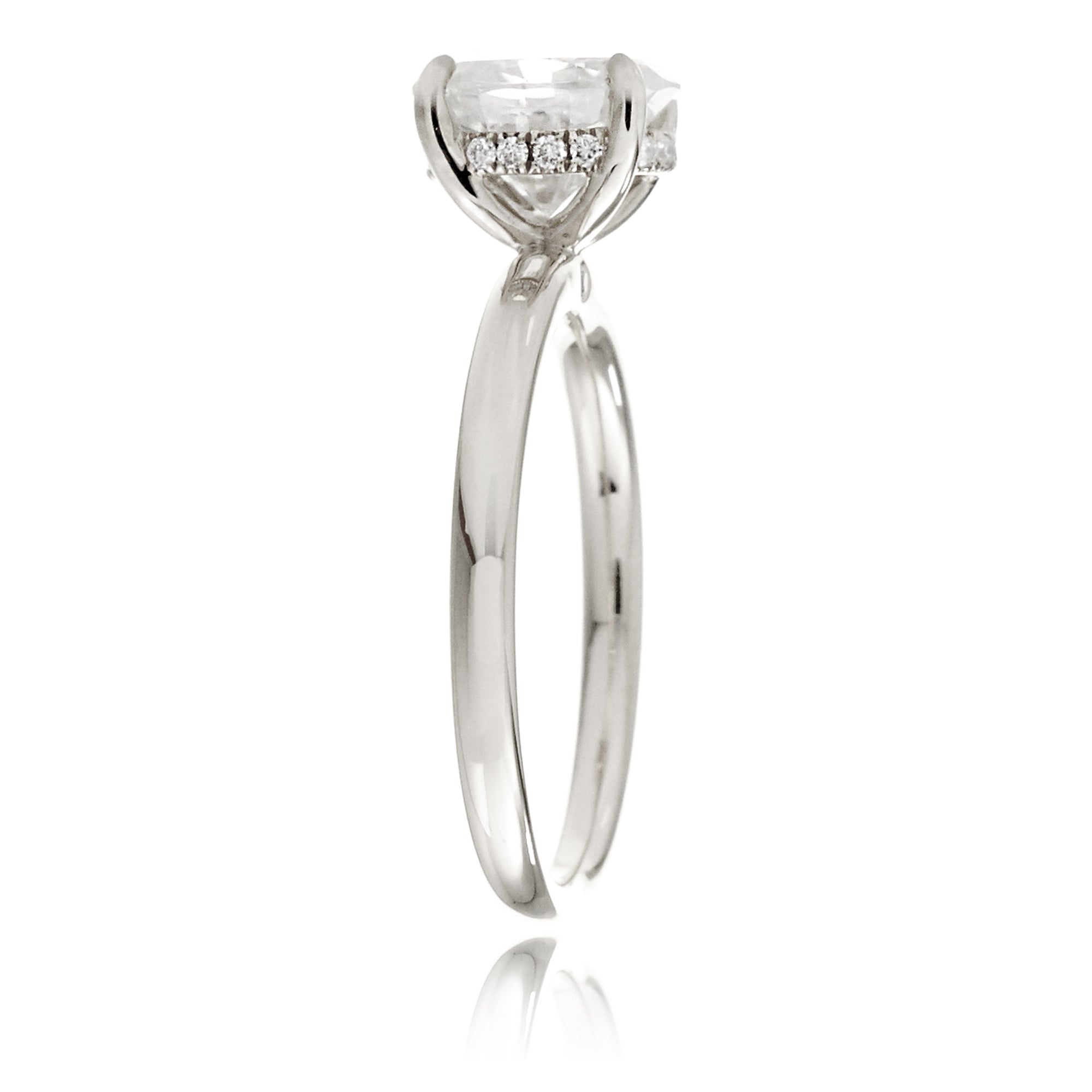 The Lucy Marquise Cut Moissanite Ring