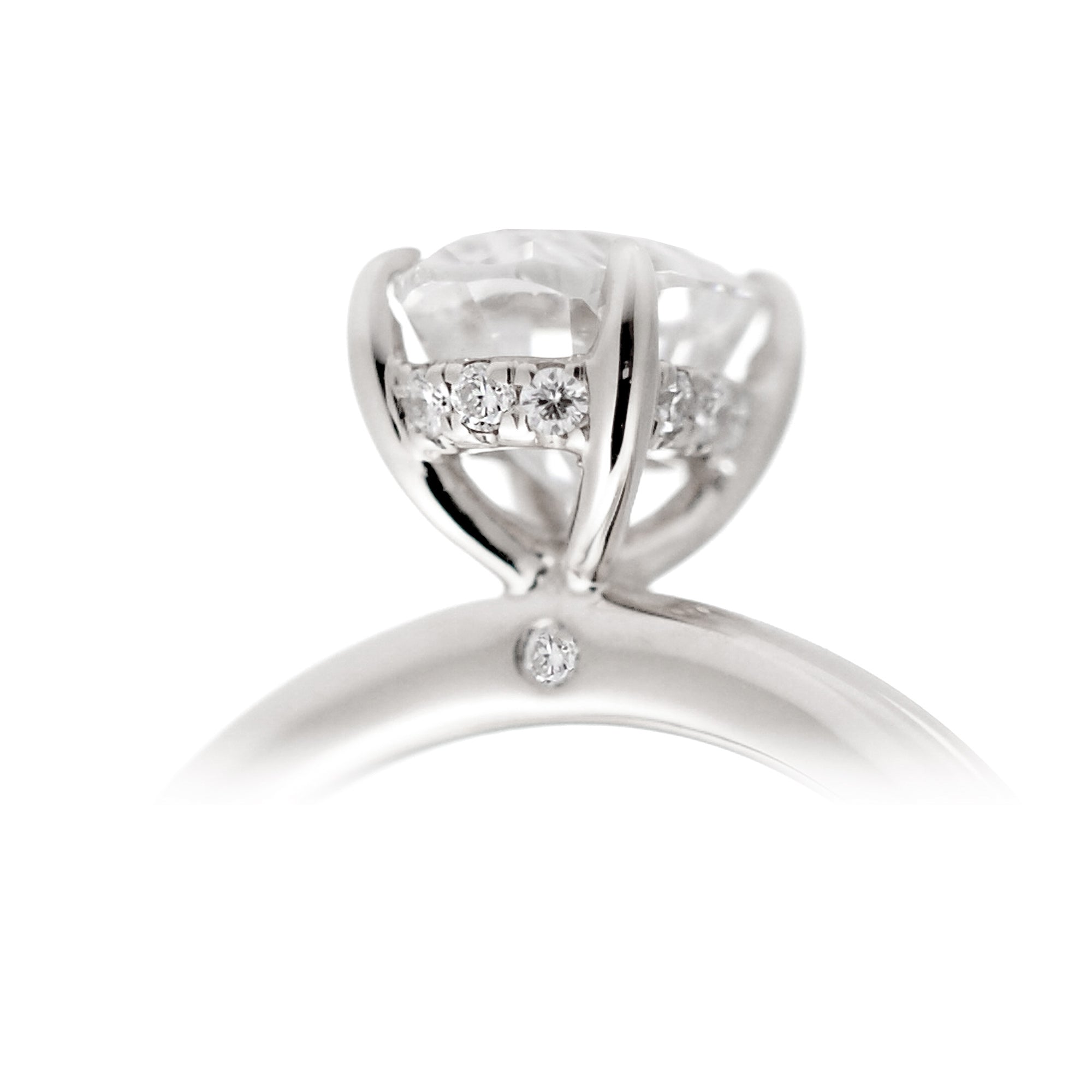 The Lucy Princess Cut Moissanite Ring