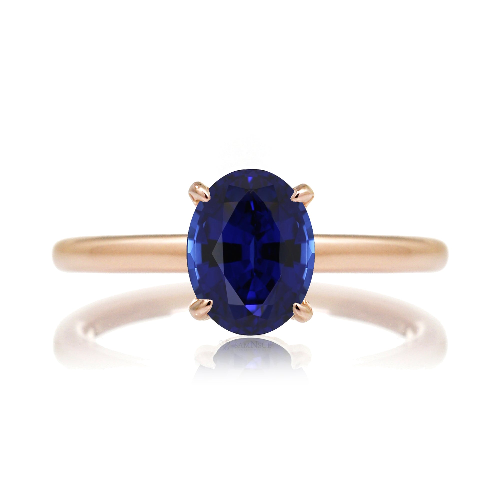 The Lucy Oval Sapphire (Lab-Grown)