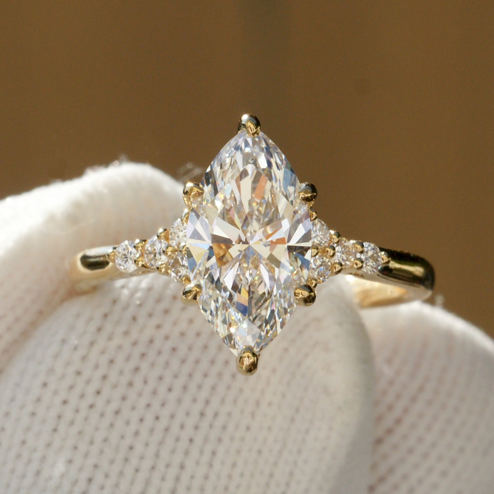 The Chloe Lab-Grown Marquise Cut Diamond Ring (2.16ct. tw.)