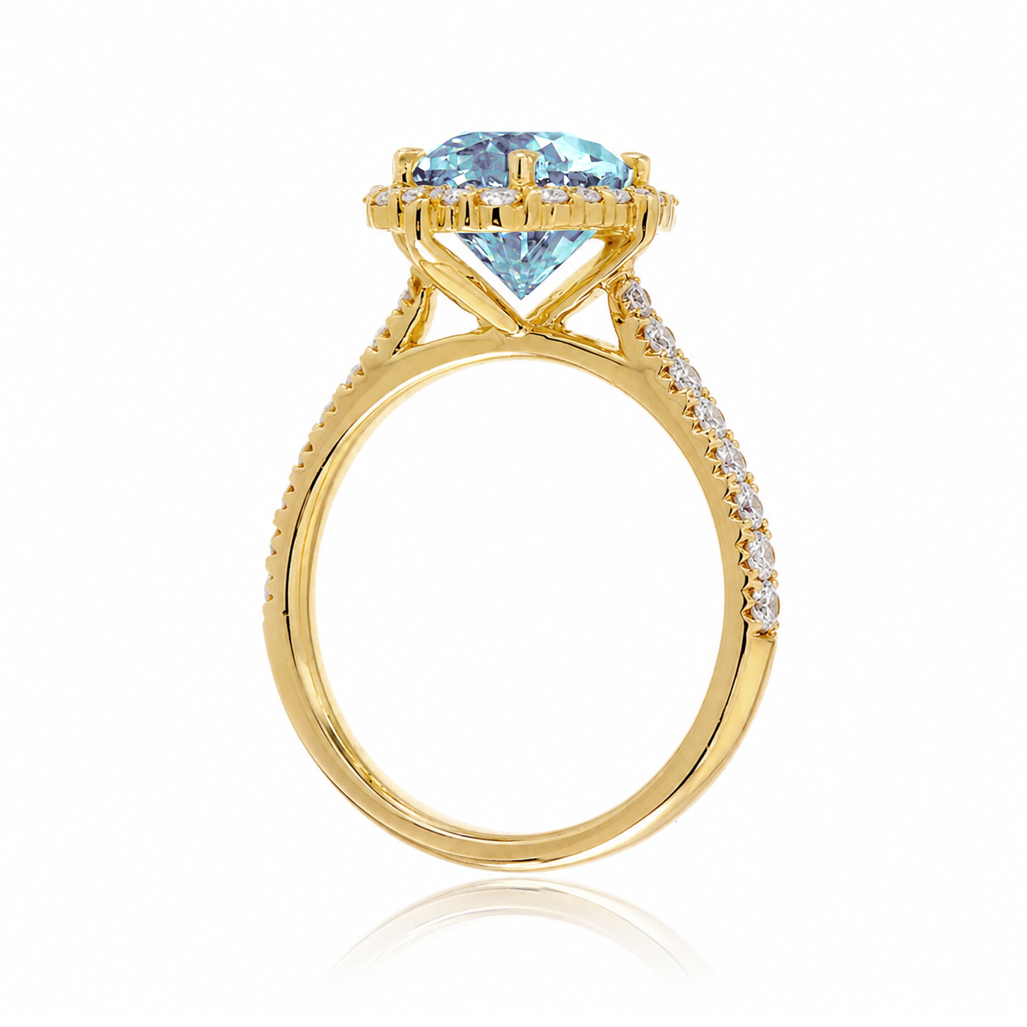 The Haley Marquise Cut Aquamarine Ring