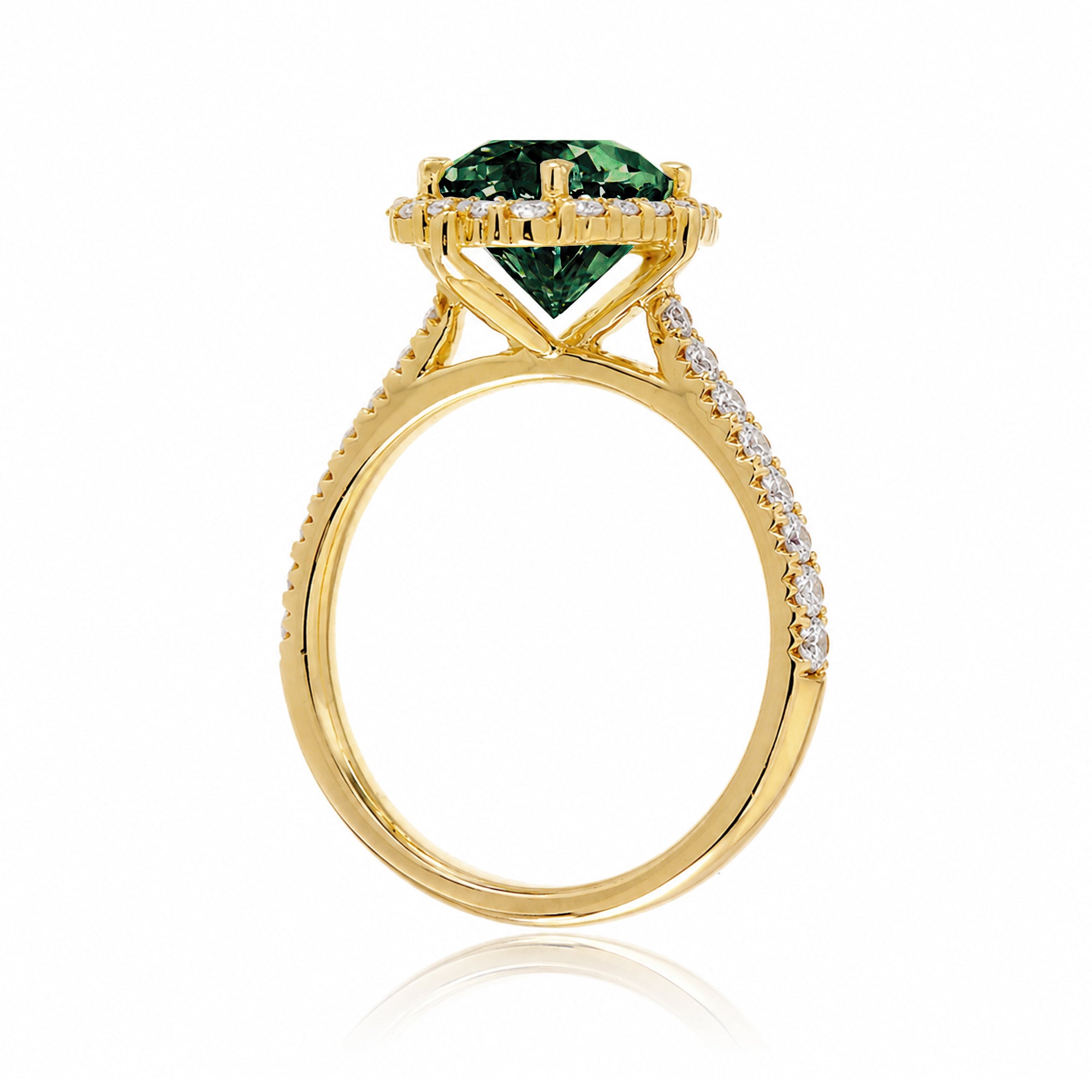 The Haley Marquise Cut Emerald Ring