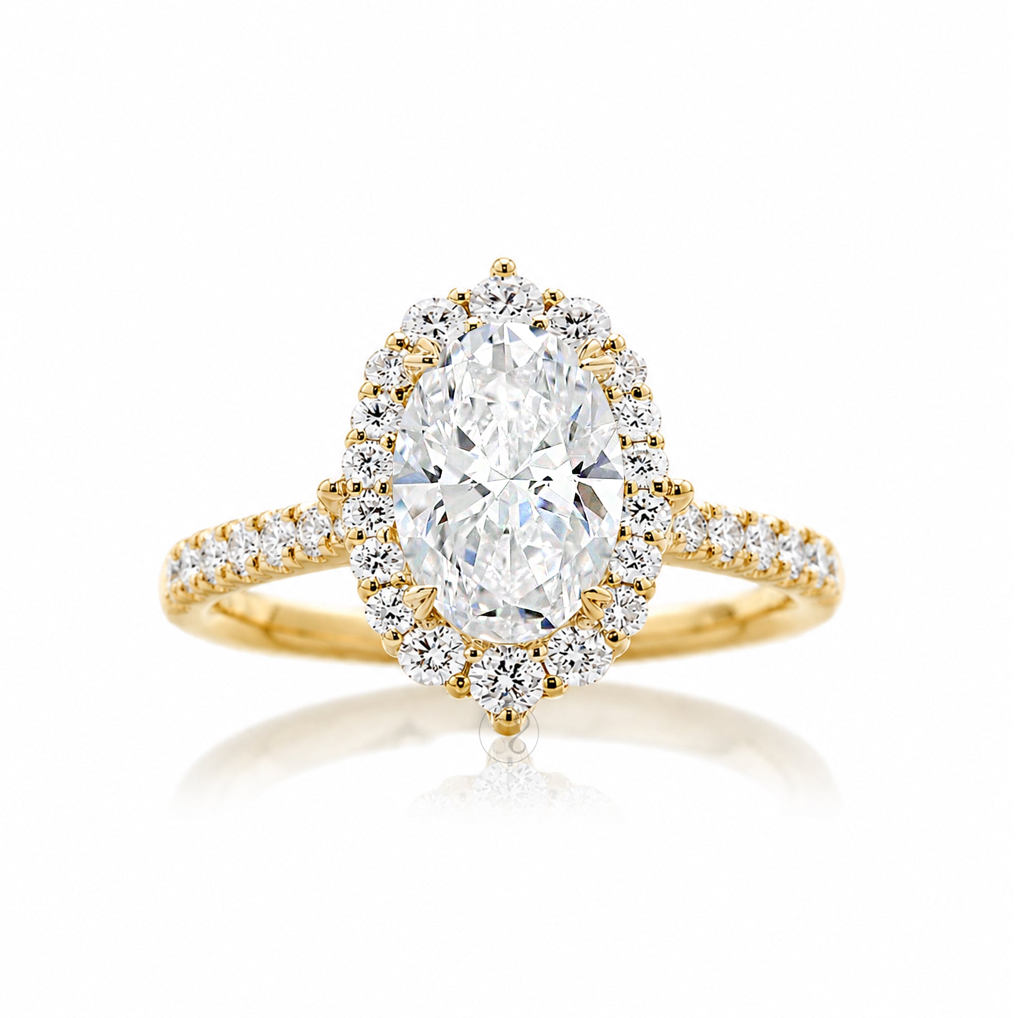 The Haley Oval Diamond Ring
