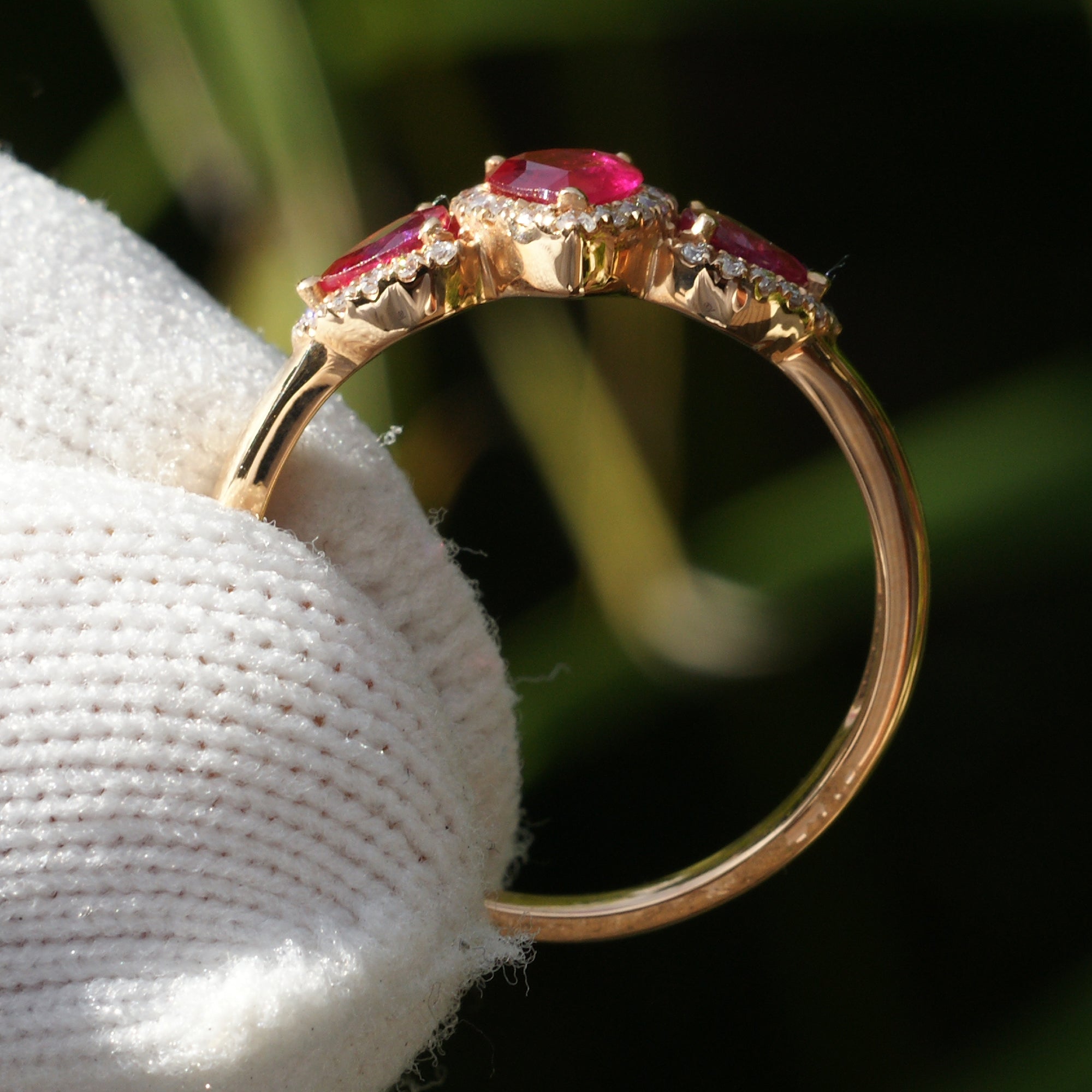 The Nellie Pear Ruby Ring (0.93ct tw.)