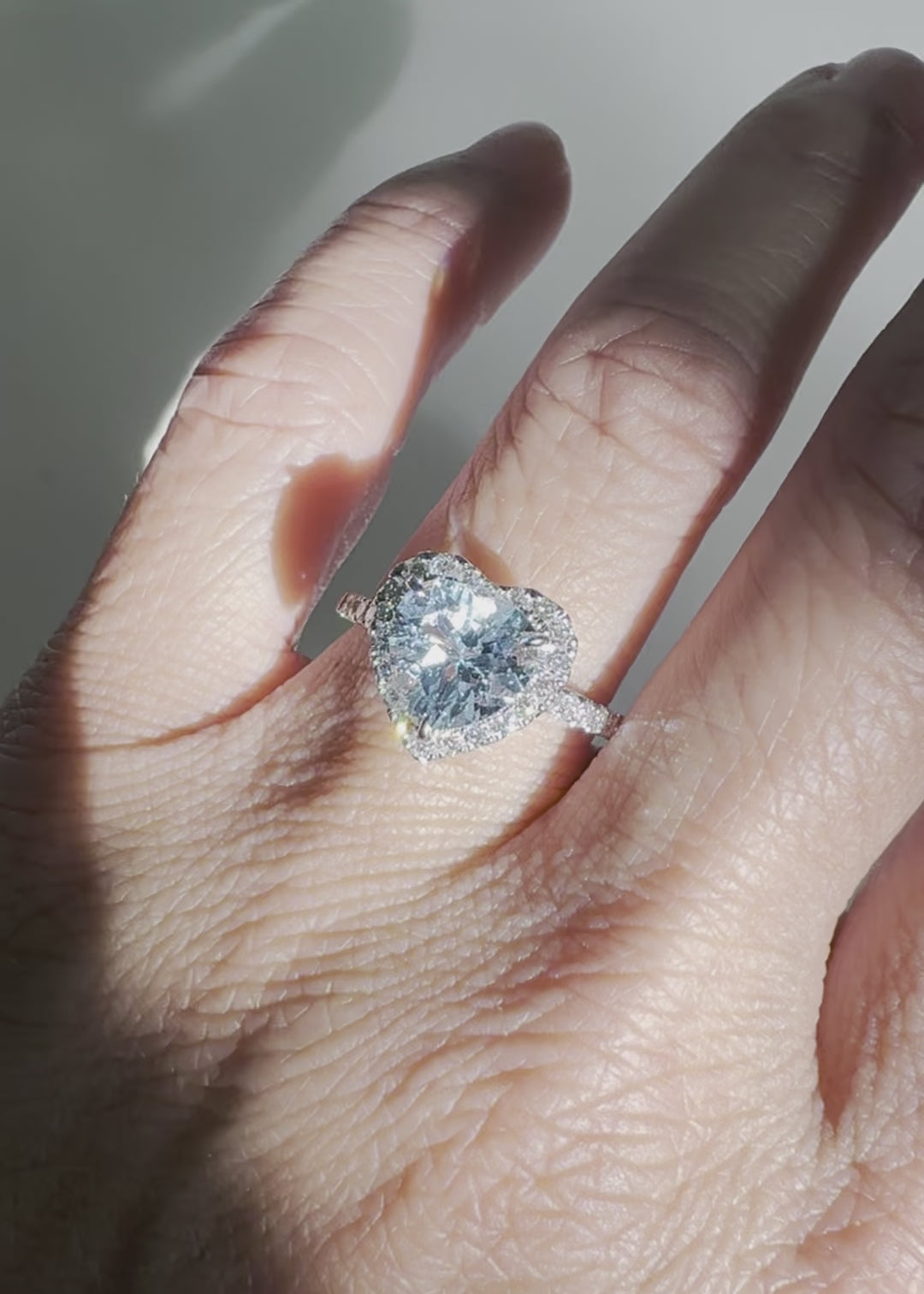 Heart Shaped Infinity Diamond Ring | Jewelry by Johan - Jewelry by Johan