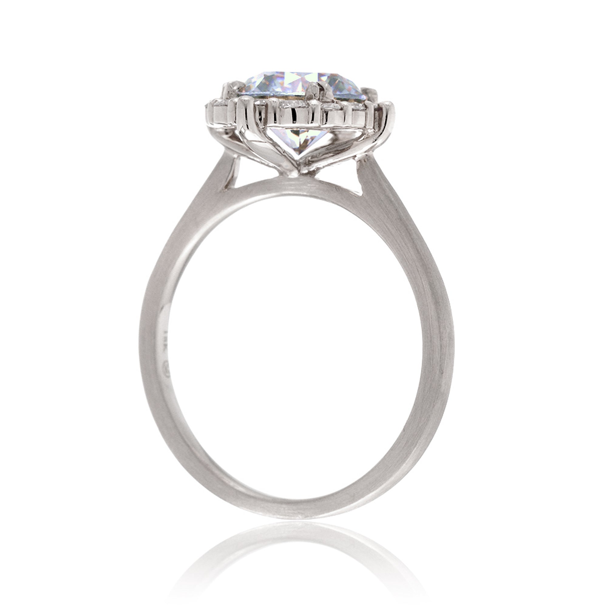 The Haley Round Brilliant Cut Diamond Ring