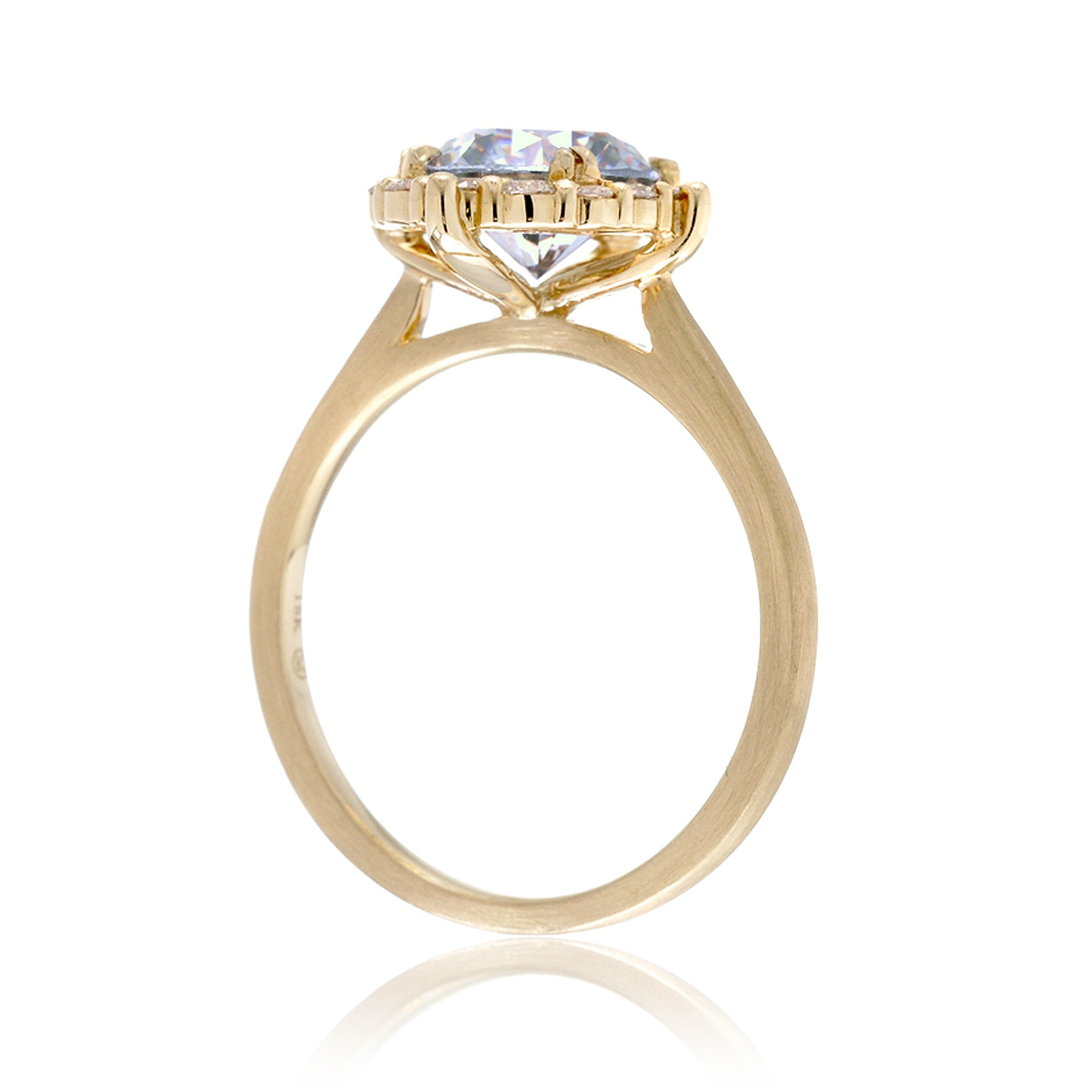 The Haley Round Brilliant Cut Diamond Ring