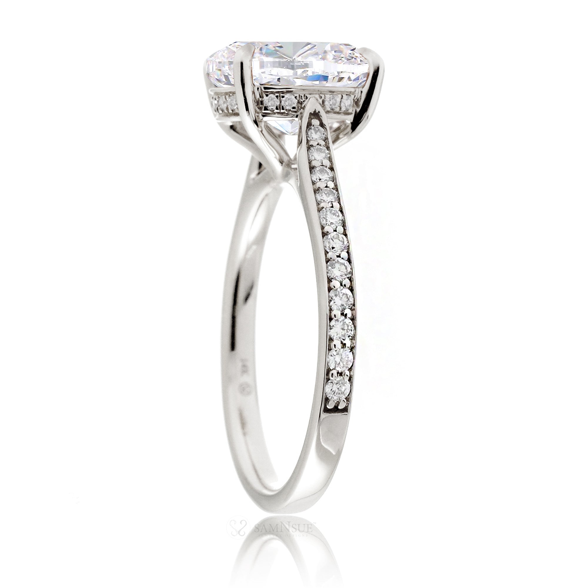 The Emily Cushion Diamond Ring (Lab-Grown)