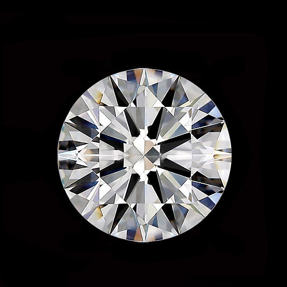 Round lab grown created brilliant cut diamond