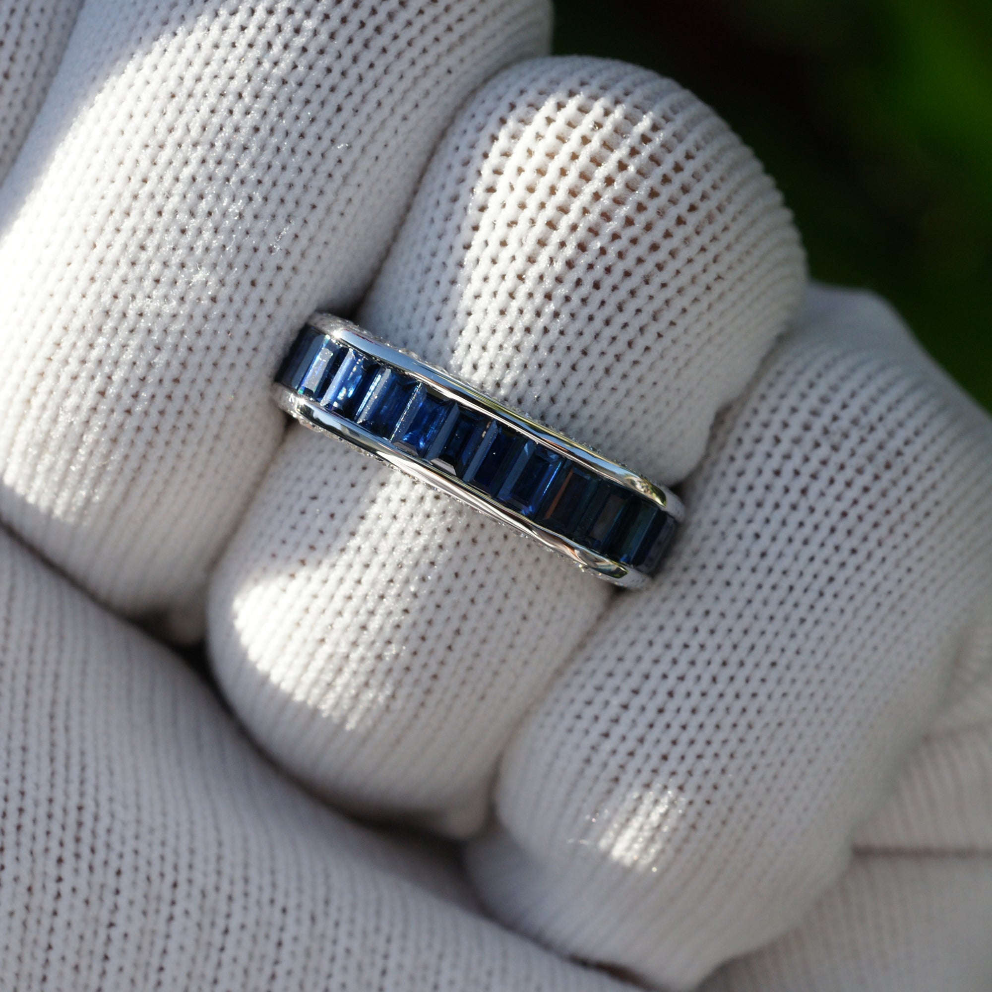 The Hardy Sapphire & Diamond Band