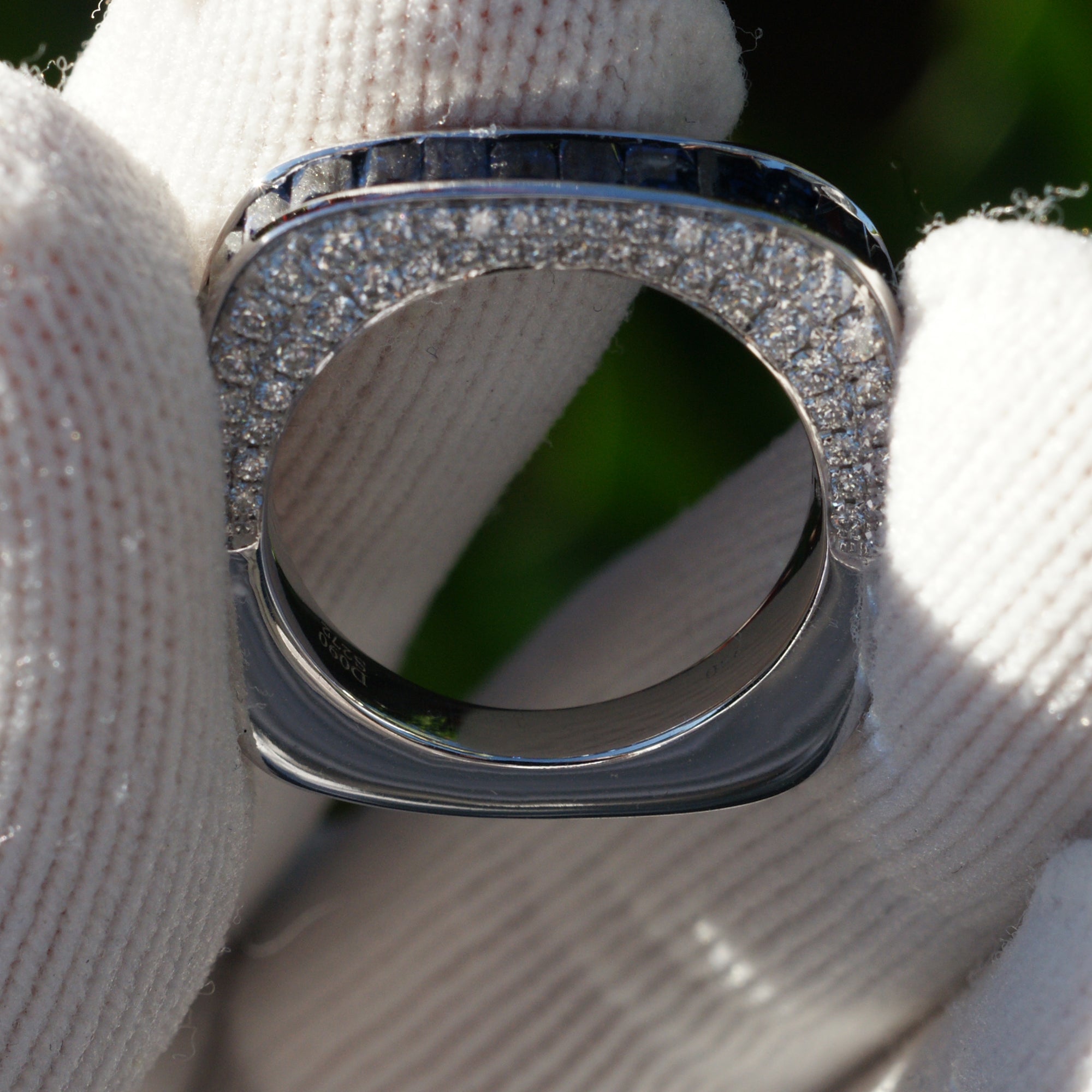 The Hardy Sapphire & Diamond Band