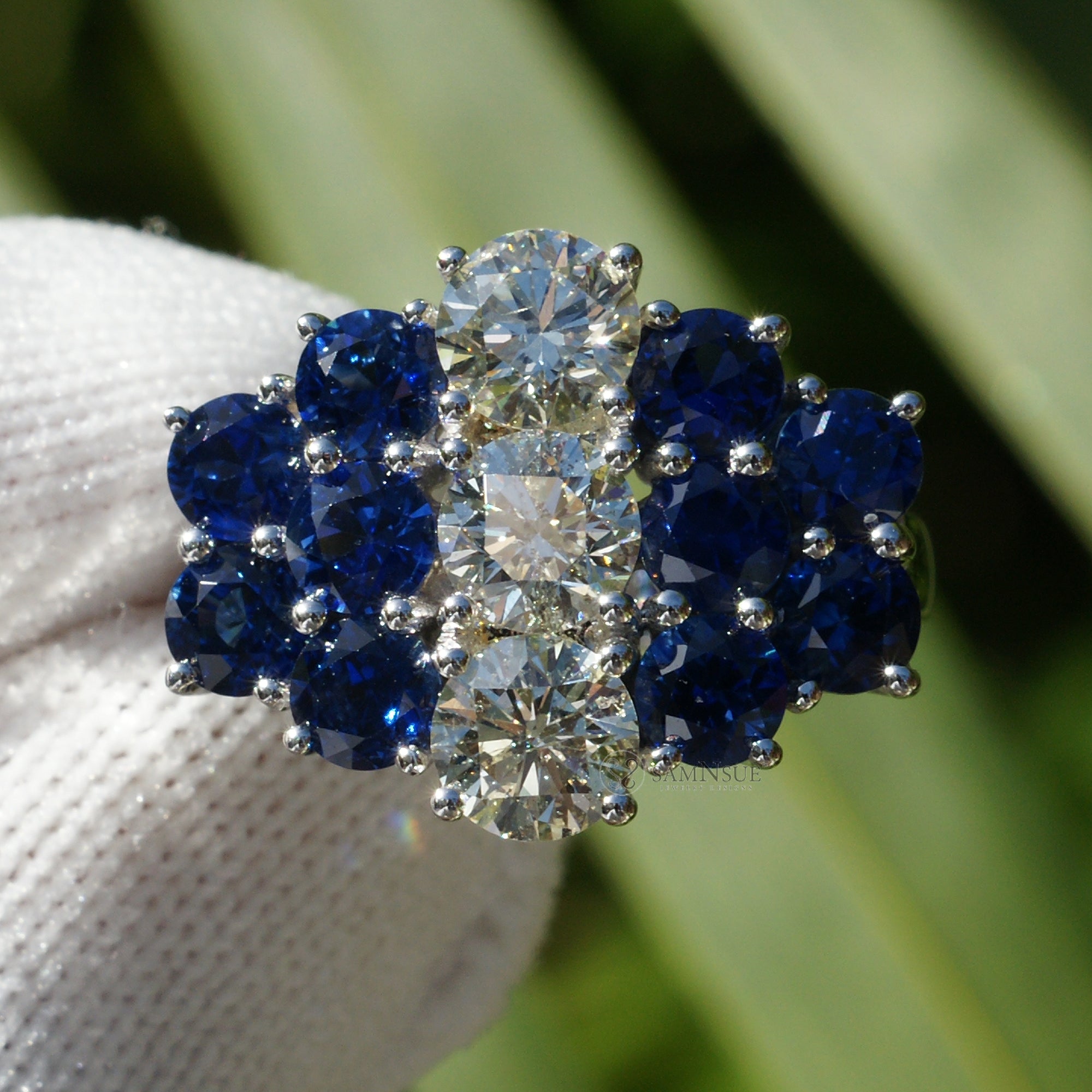 The Bettina Blue Sapphire Ring