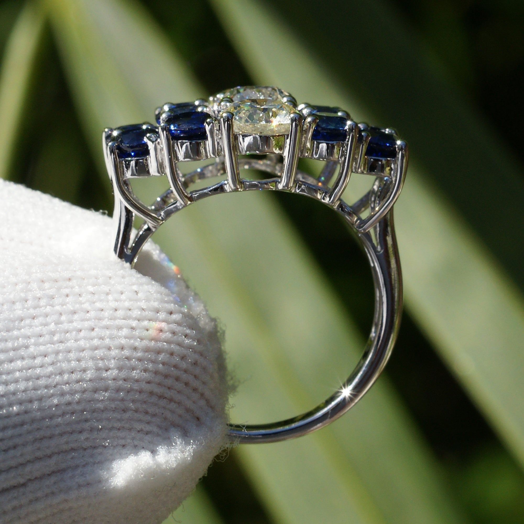 The Bettina Blue Sapphire Ring