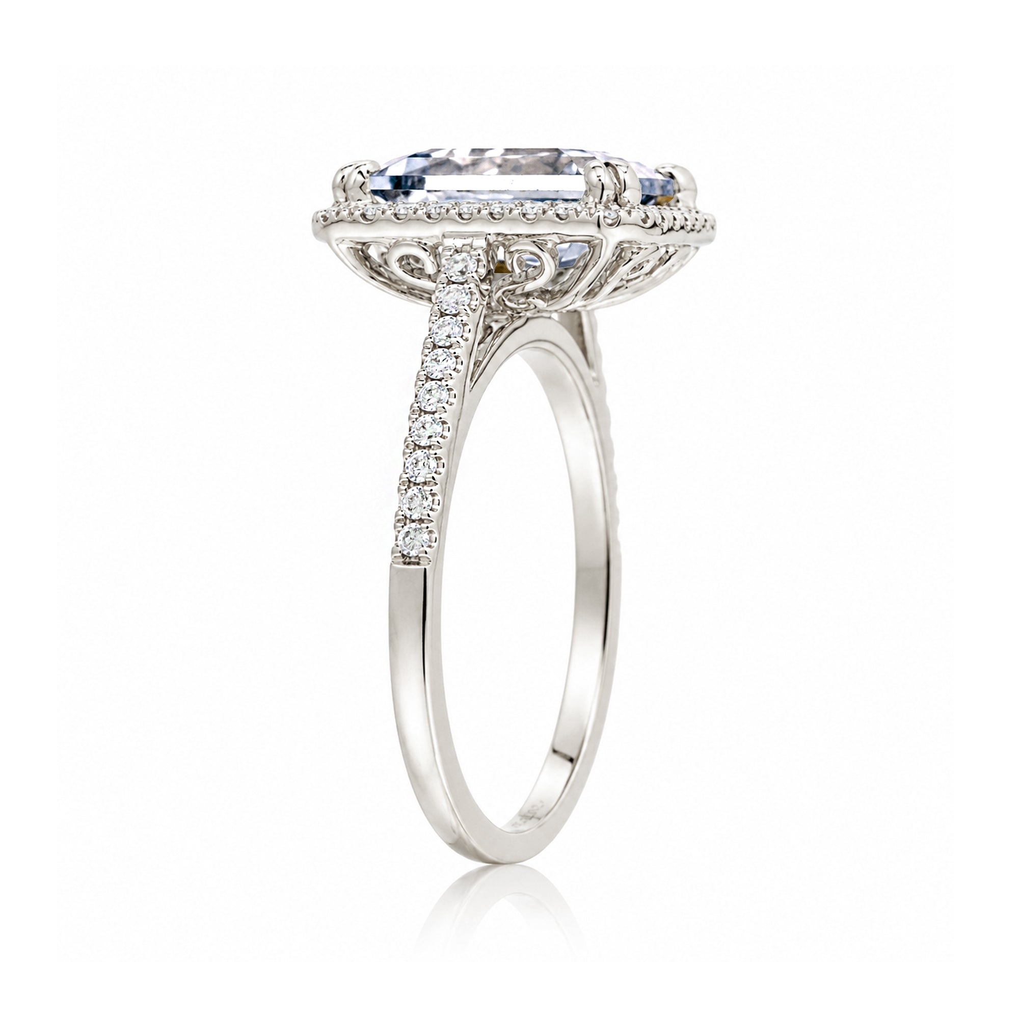 The Signature Cushion Cut Diamond Ring