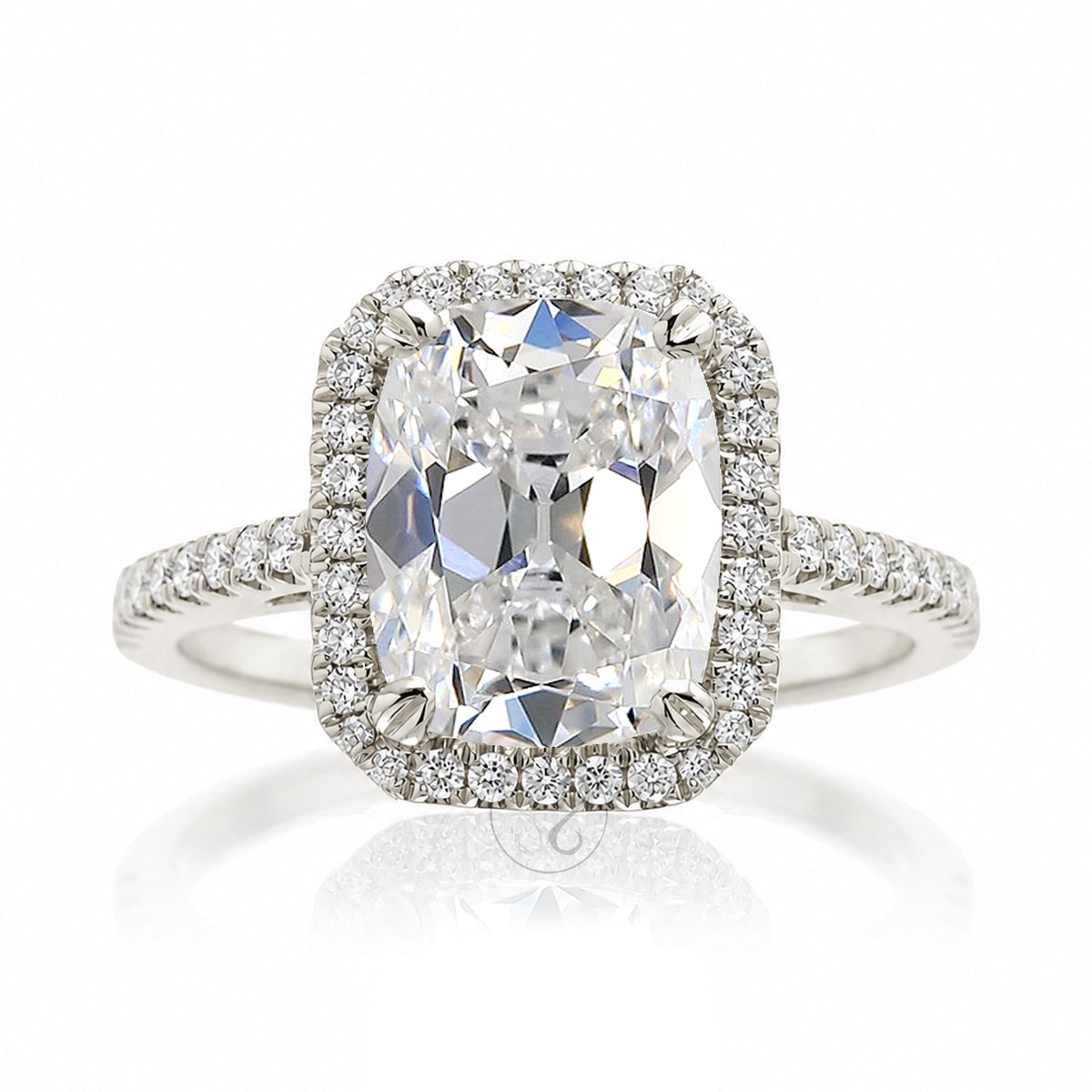 The Signature Cushion Cut Diamond Ring
