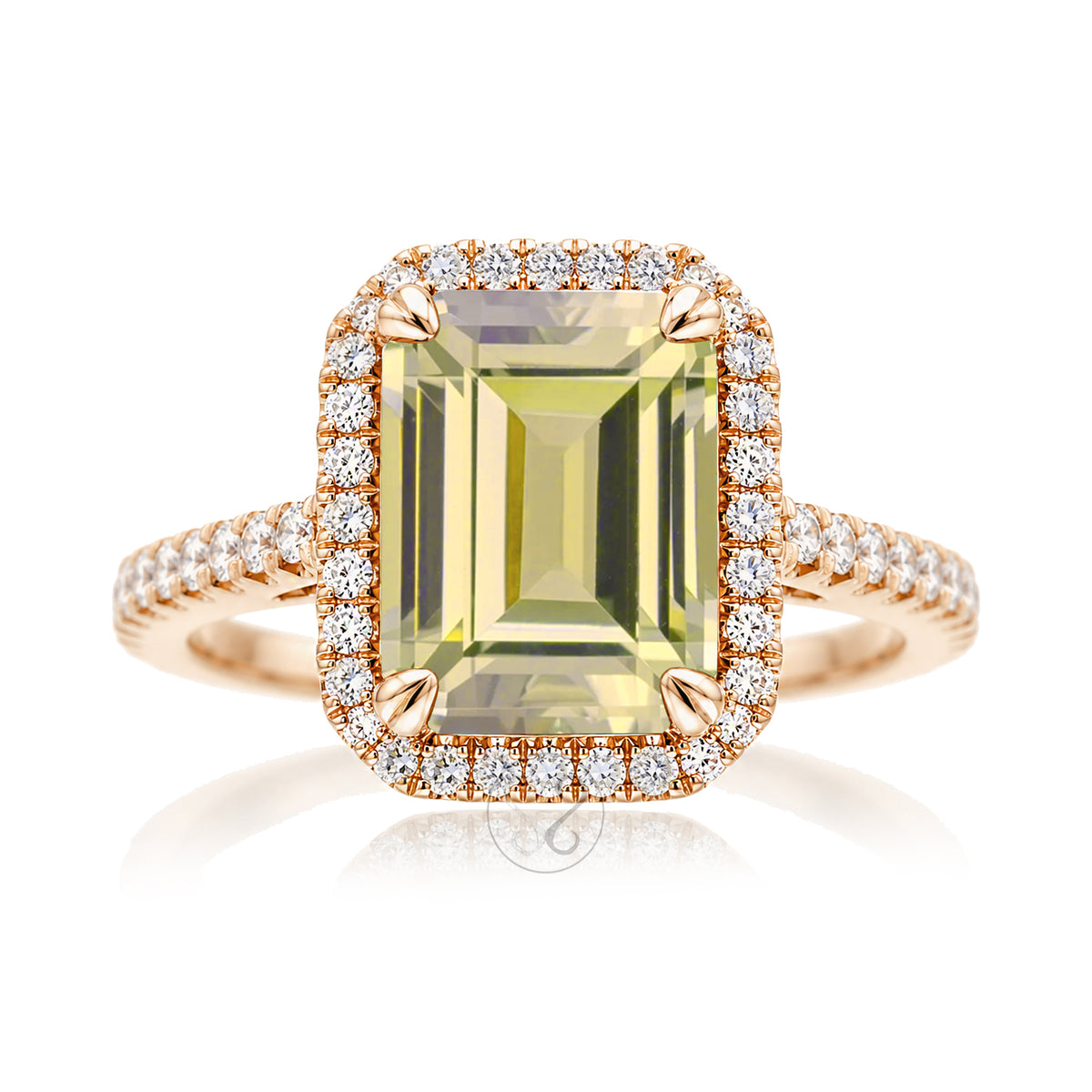 The Signature Emerald Cut Yellow Sapphire Ring