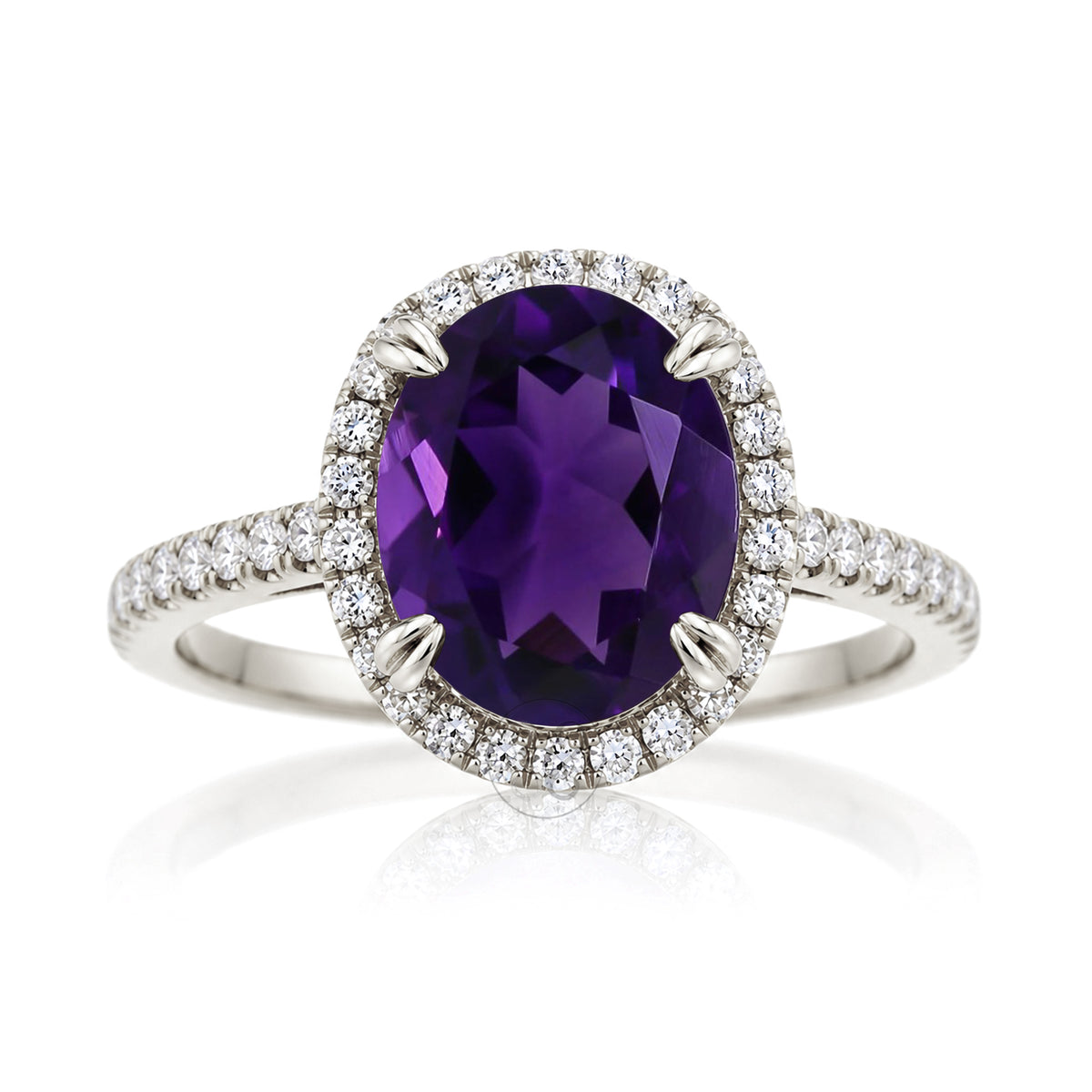 The Signature Oval Amethyst Ring