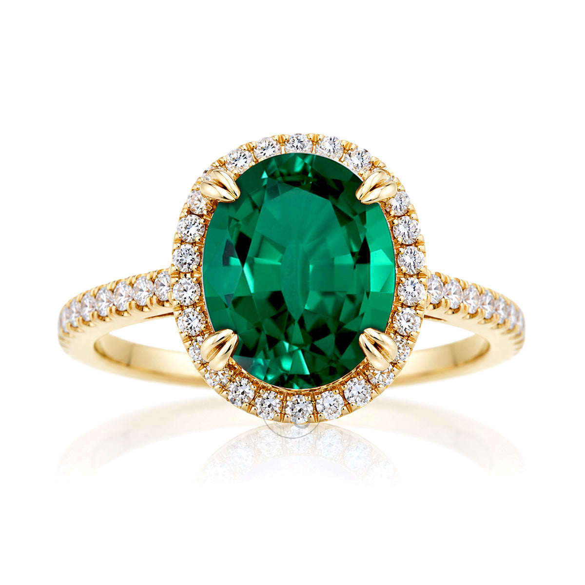The Signature Oval Emerald Ring