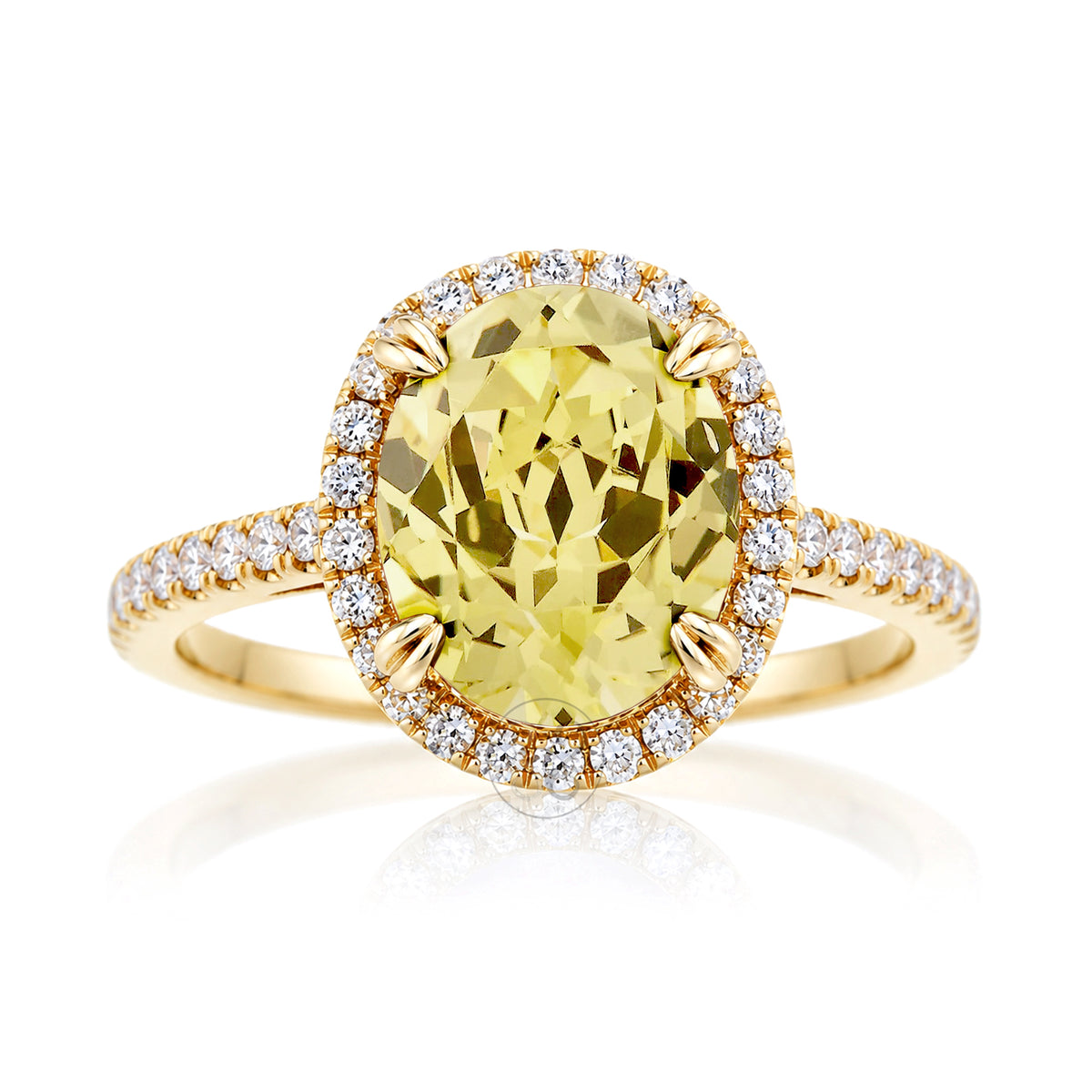 The Signature Oval Yellow Sapphire Ring