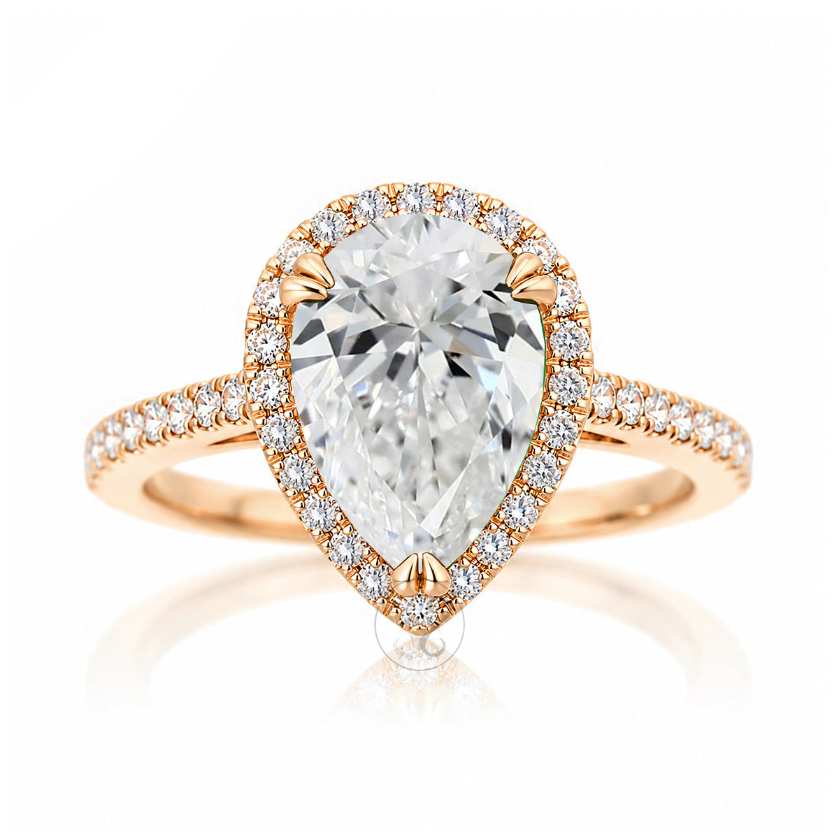 The Signature Pear Diamond Ring