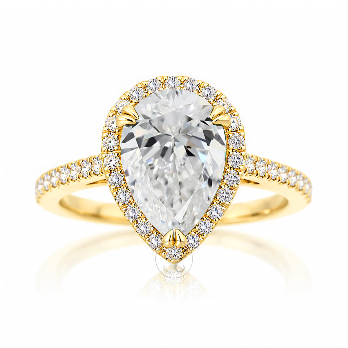 The Signature Pear Diamond Ring