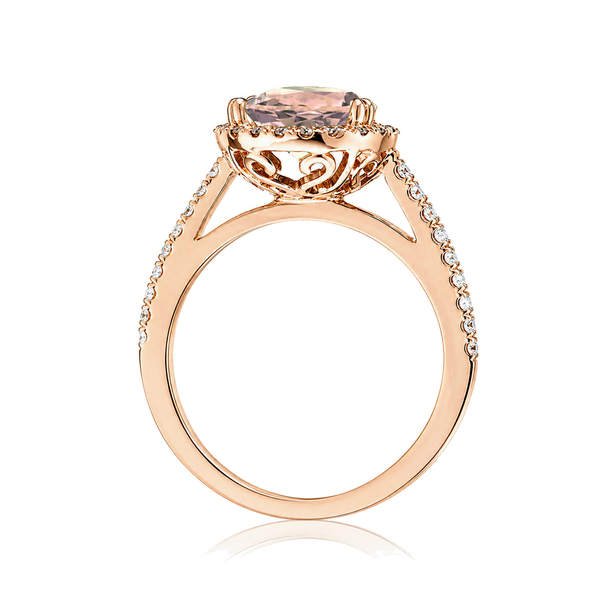 The Signature Pear Morganite Ring