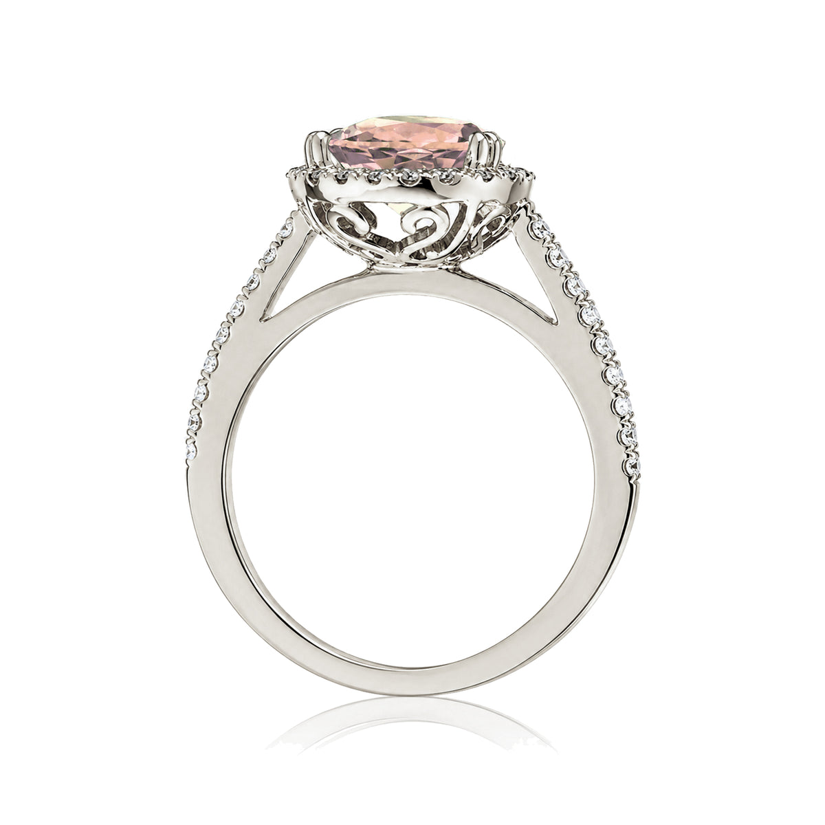 The Signature Pear Morganite Ring