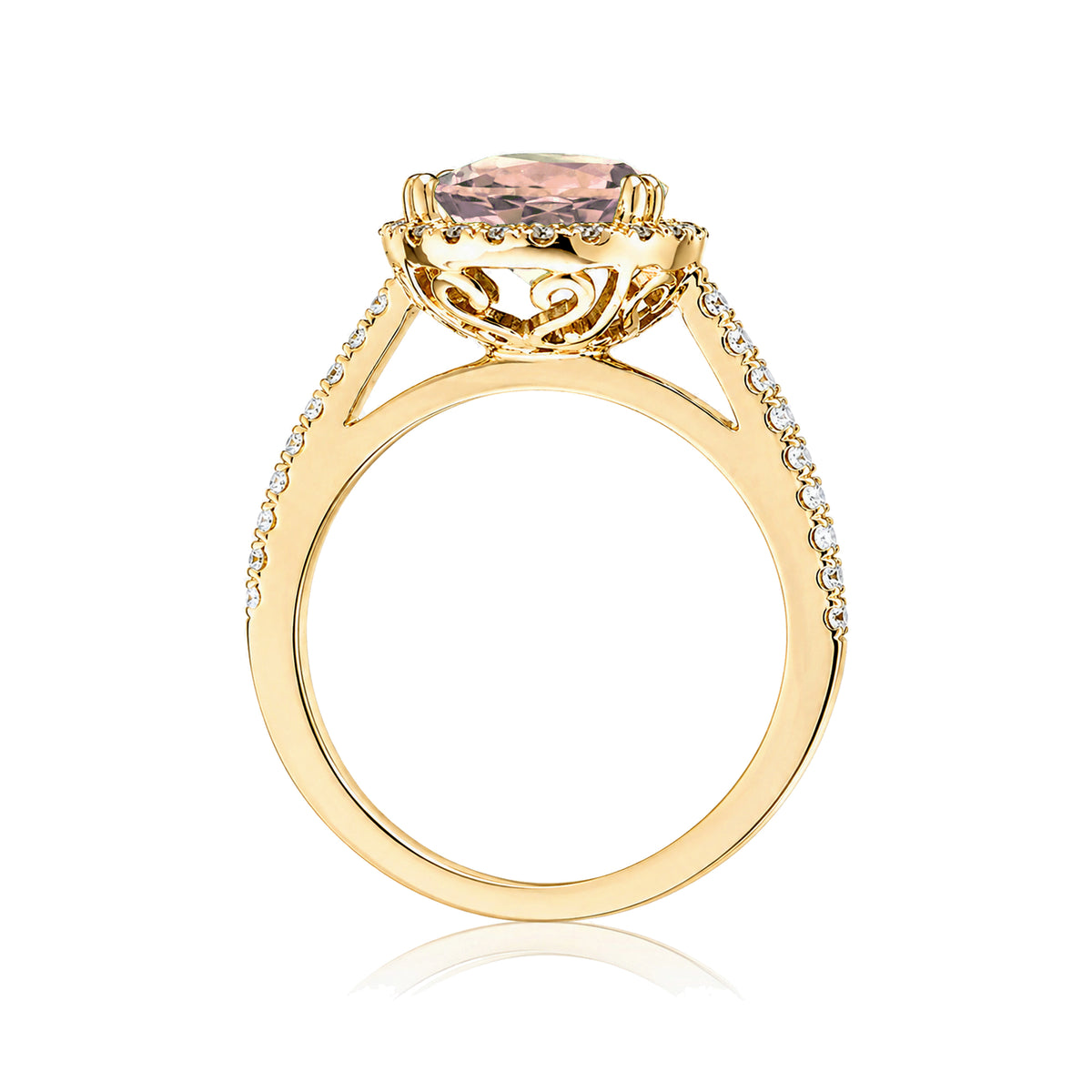 The Signature Pear Morganite Ring