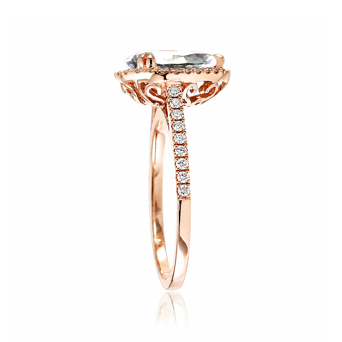The Signature Pear Prasiolite Ring