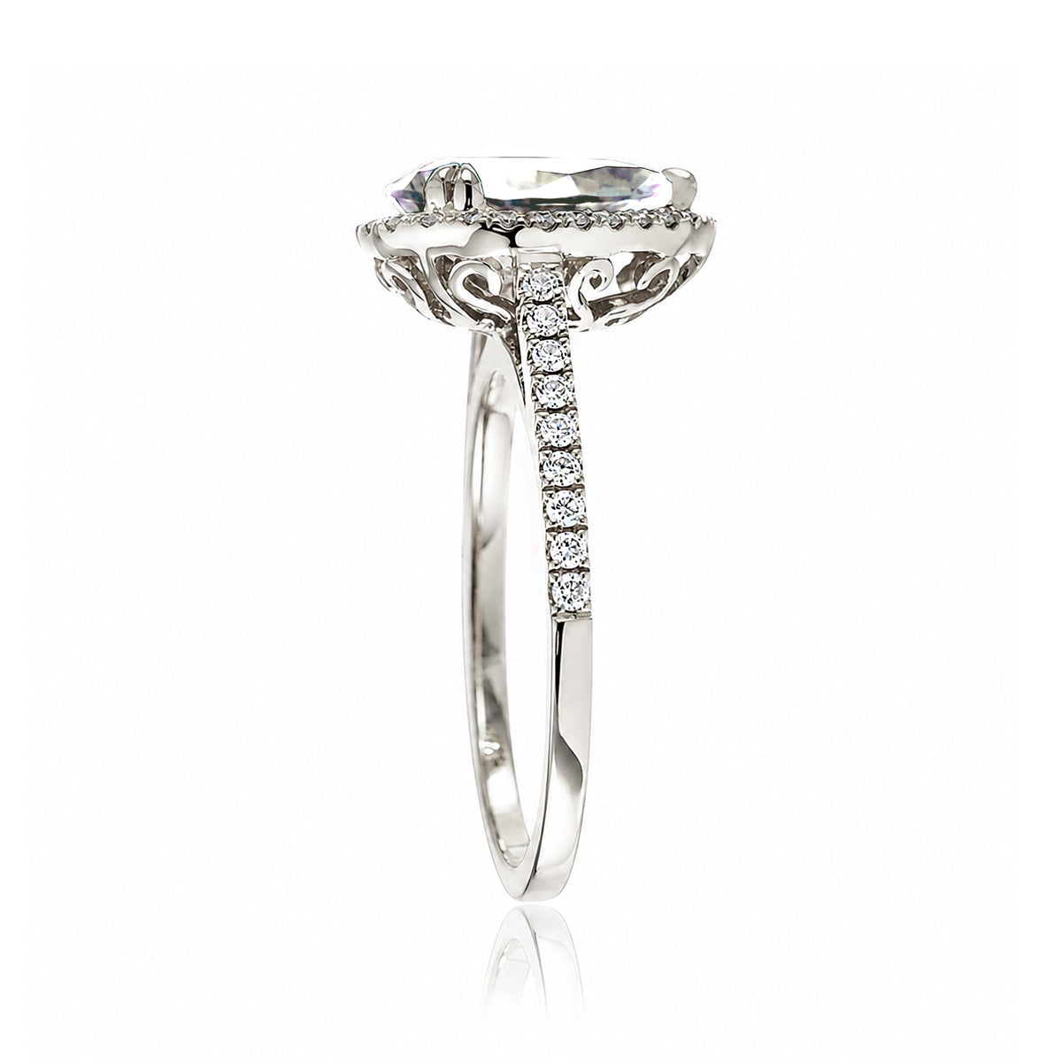 The Signature Pear Prasiolite Ring